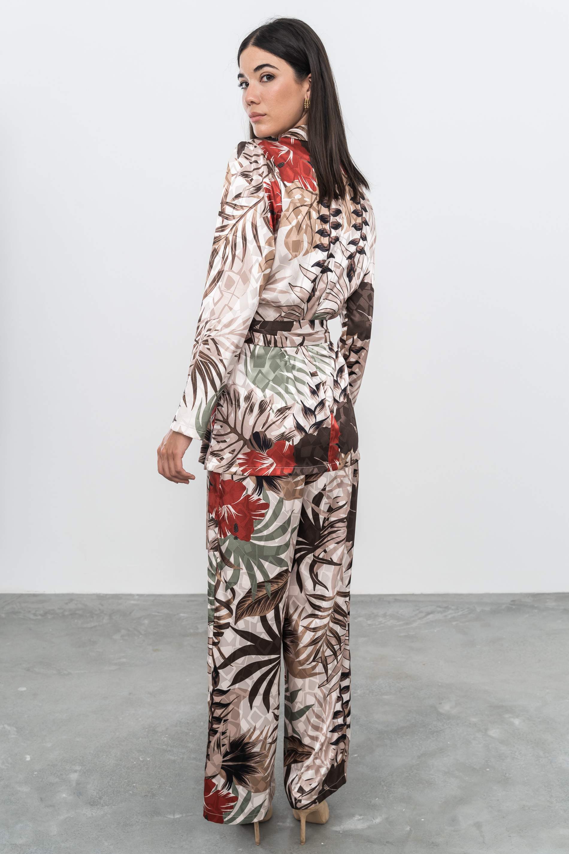 PANTALON SATINADO HOJAS - Imagen 4