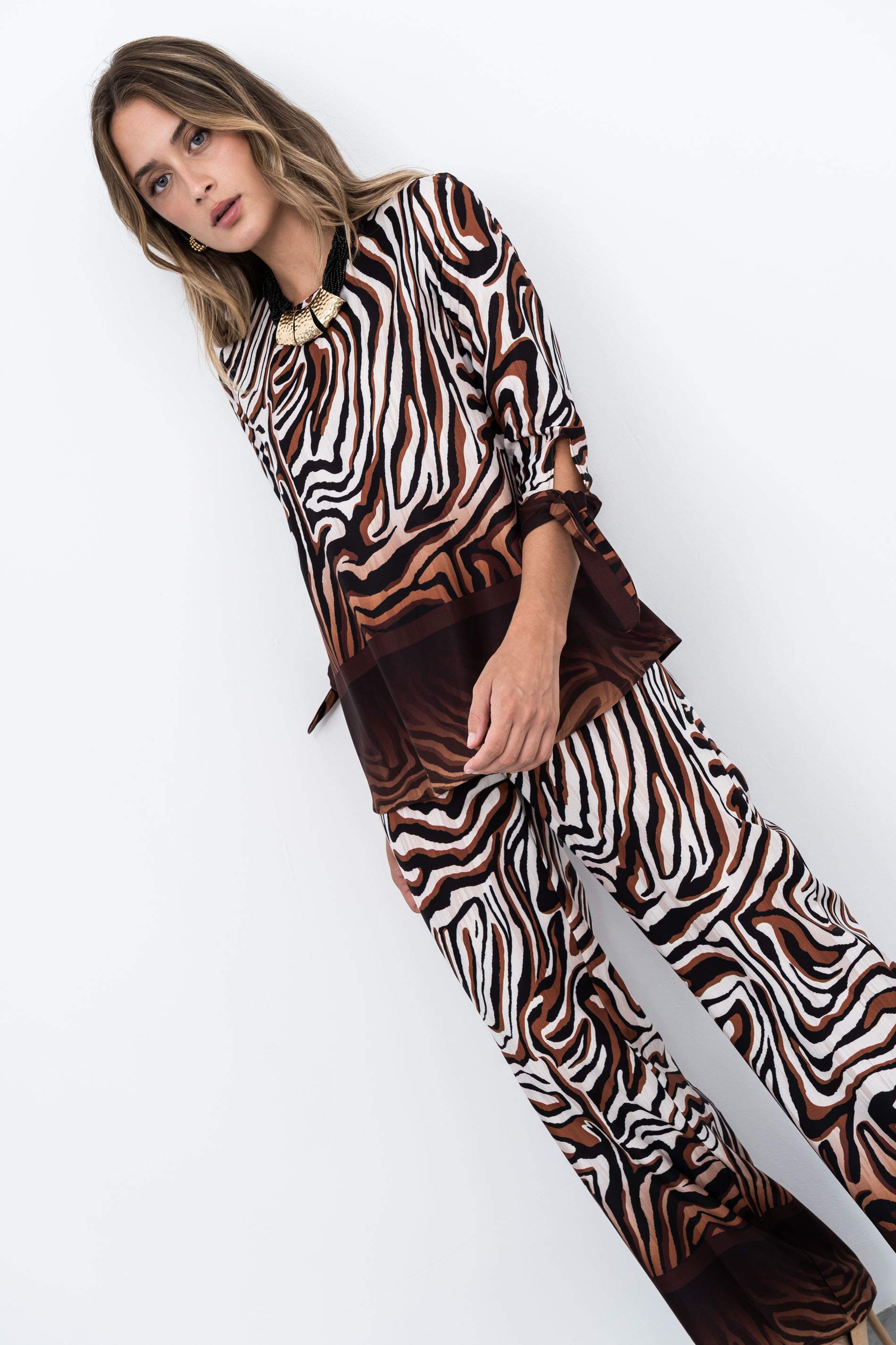 BLUSA PUNO LAZO CEBRA