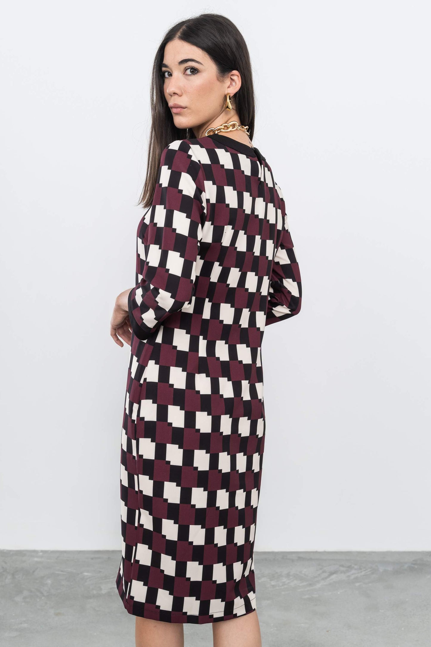 VESTIDO GEOMETRICOS VIVO - Imagen 6
