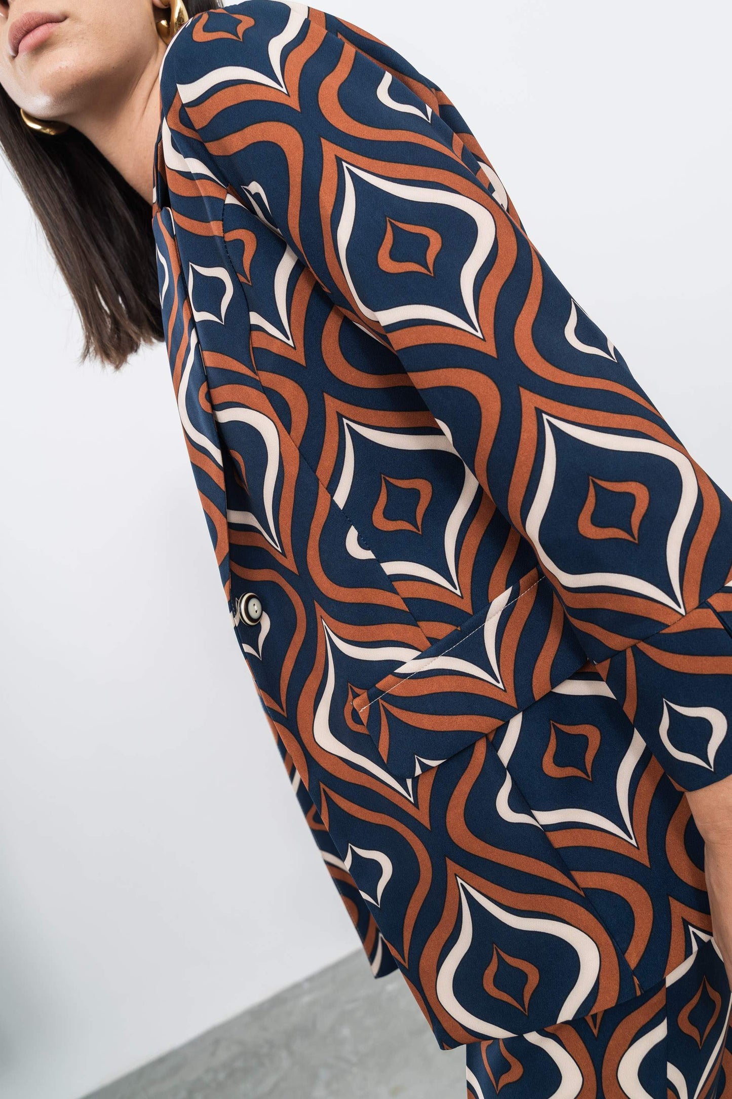 CHAQUETA ESTAMPADA RETRO - Imagen 4