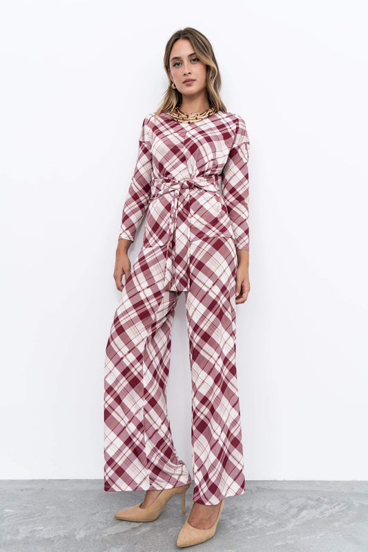 PANTALON PUNTO CUADROS
