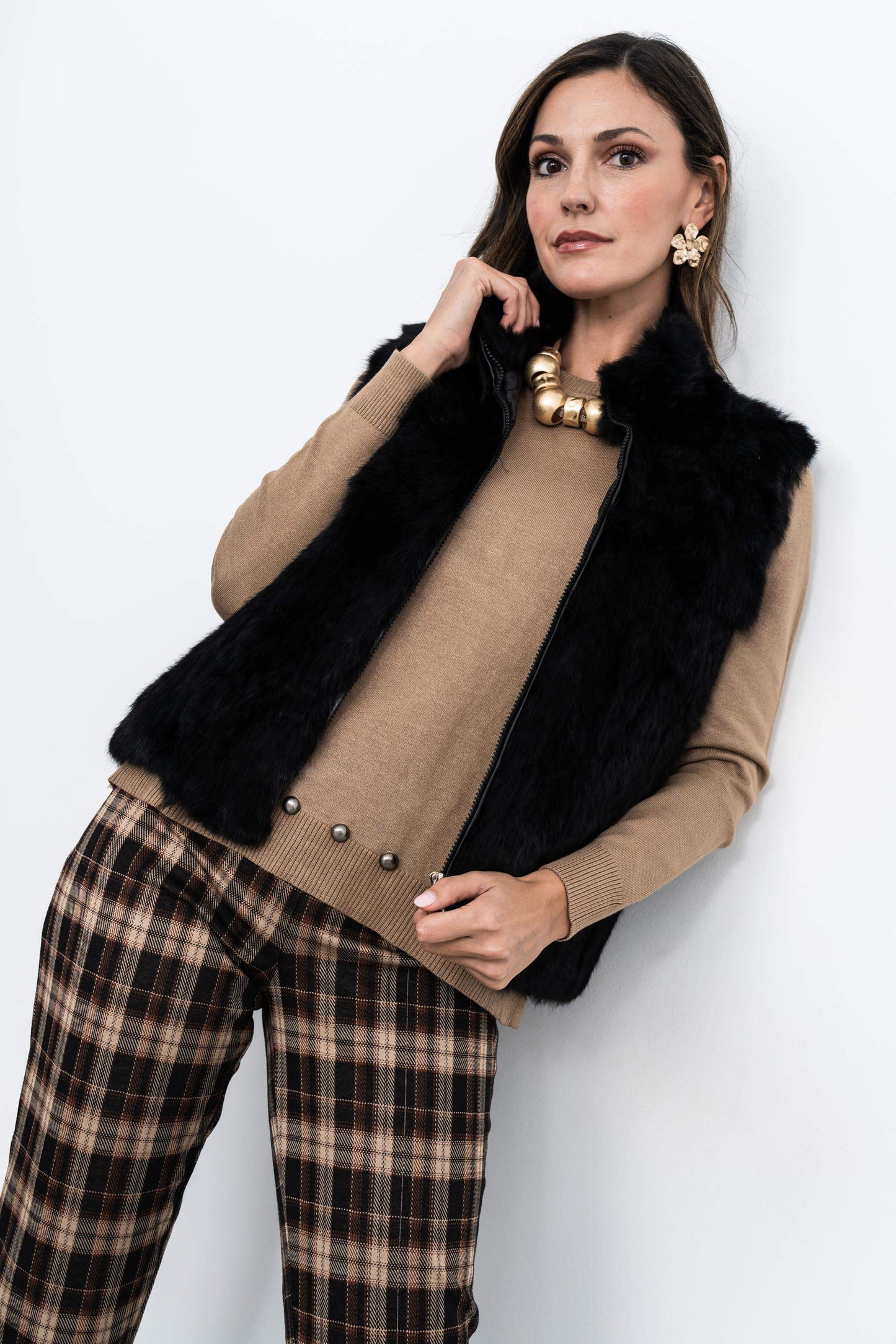 JERSEY TACHAS BAJO CAMEL - Imagen 6