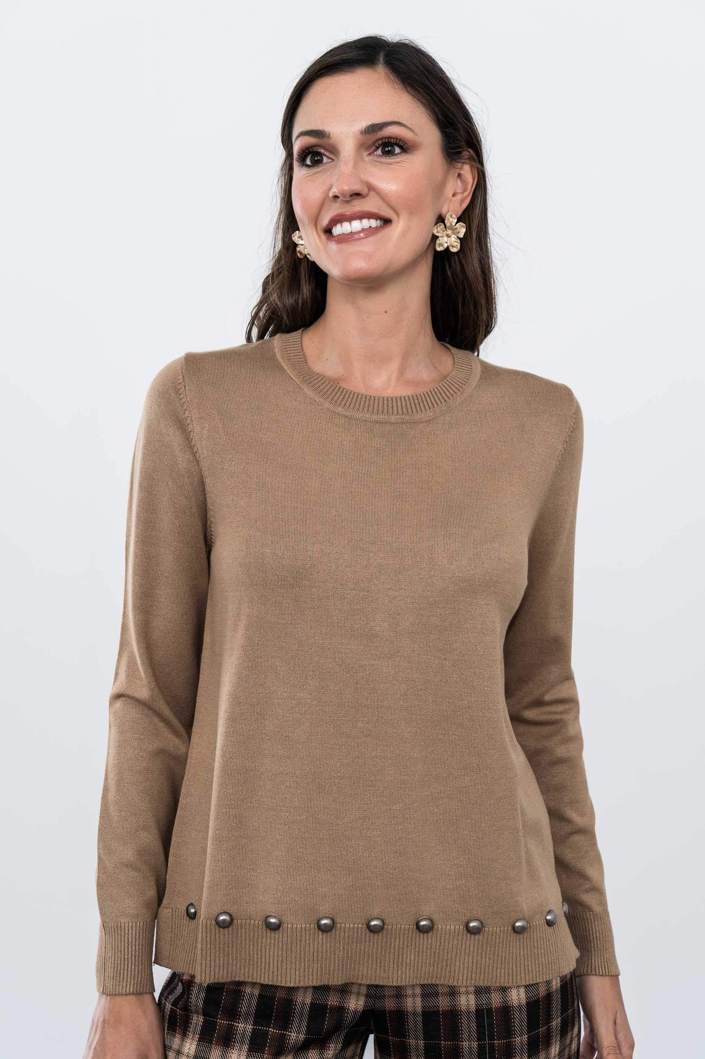JERSEY TACHAS BAJO CAMEL - Imagen 7