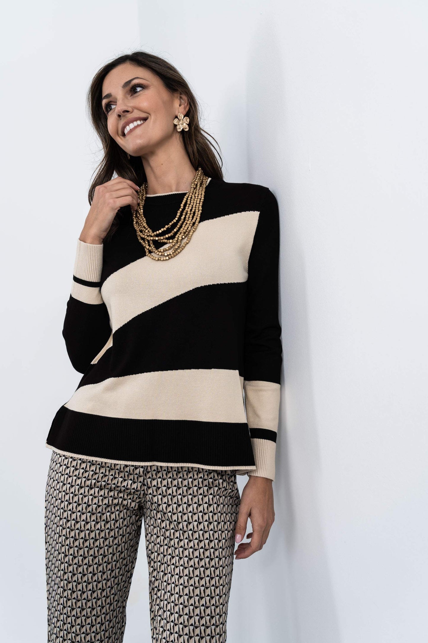 JERSEY BICOLOR NEGRO - Imagen 4
