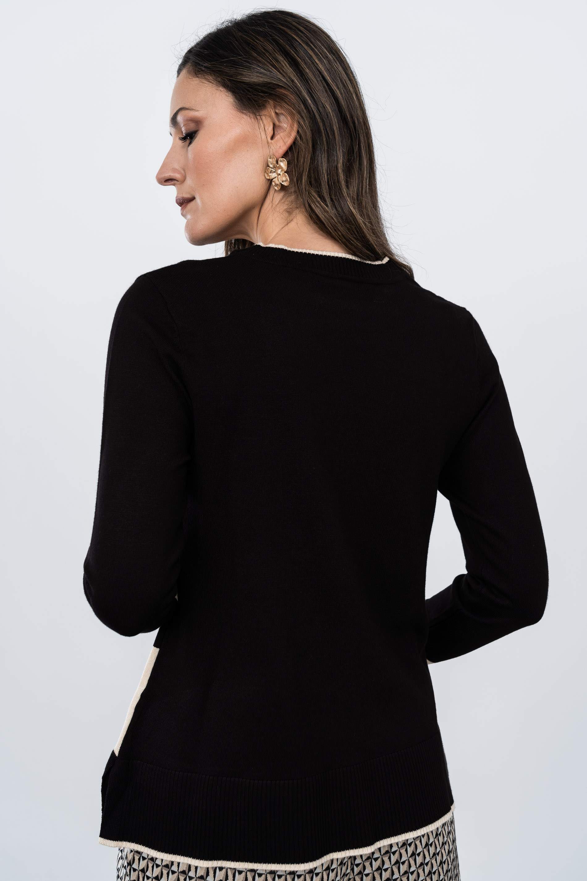 JERSEY BICOLOR NEGRO - Imagen 6