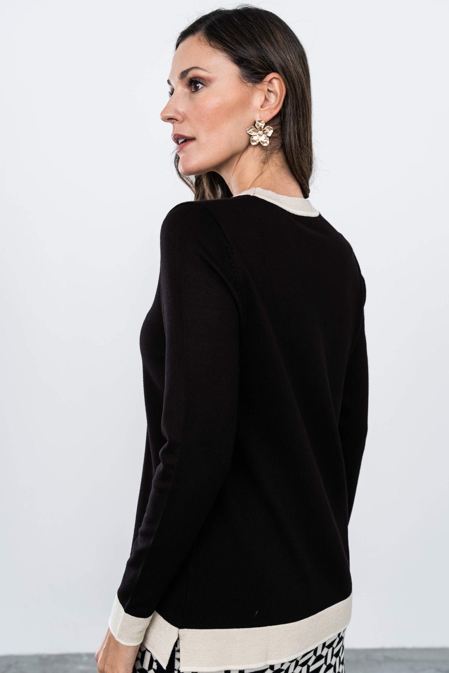 JERSEY COMBINADO BRILLO NEGRO - Imagen 6