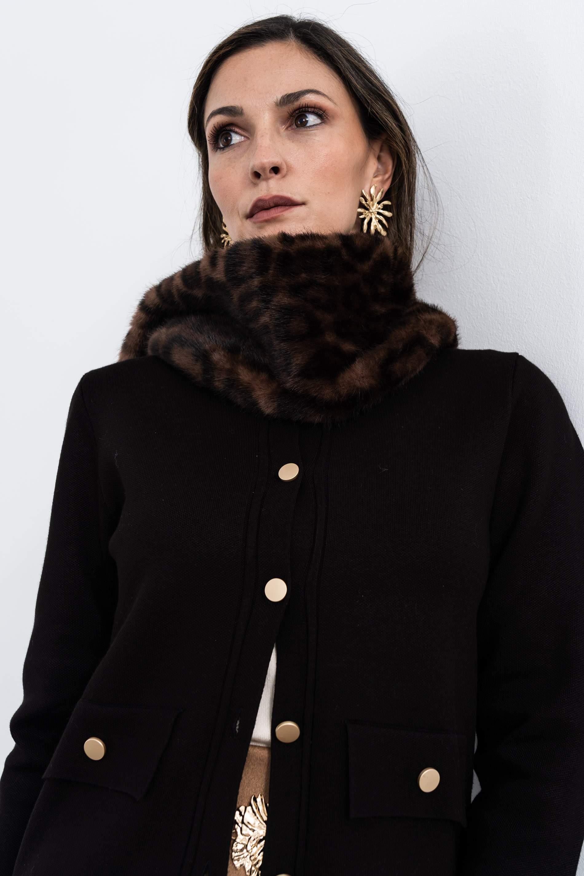 CHAQUETA DESFLECADA NEGRO - Imagen 7