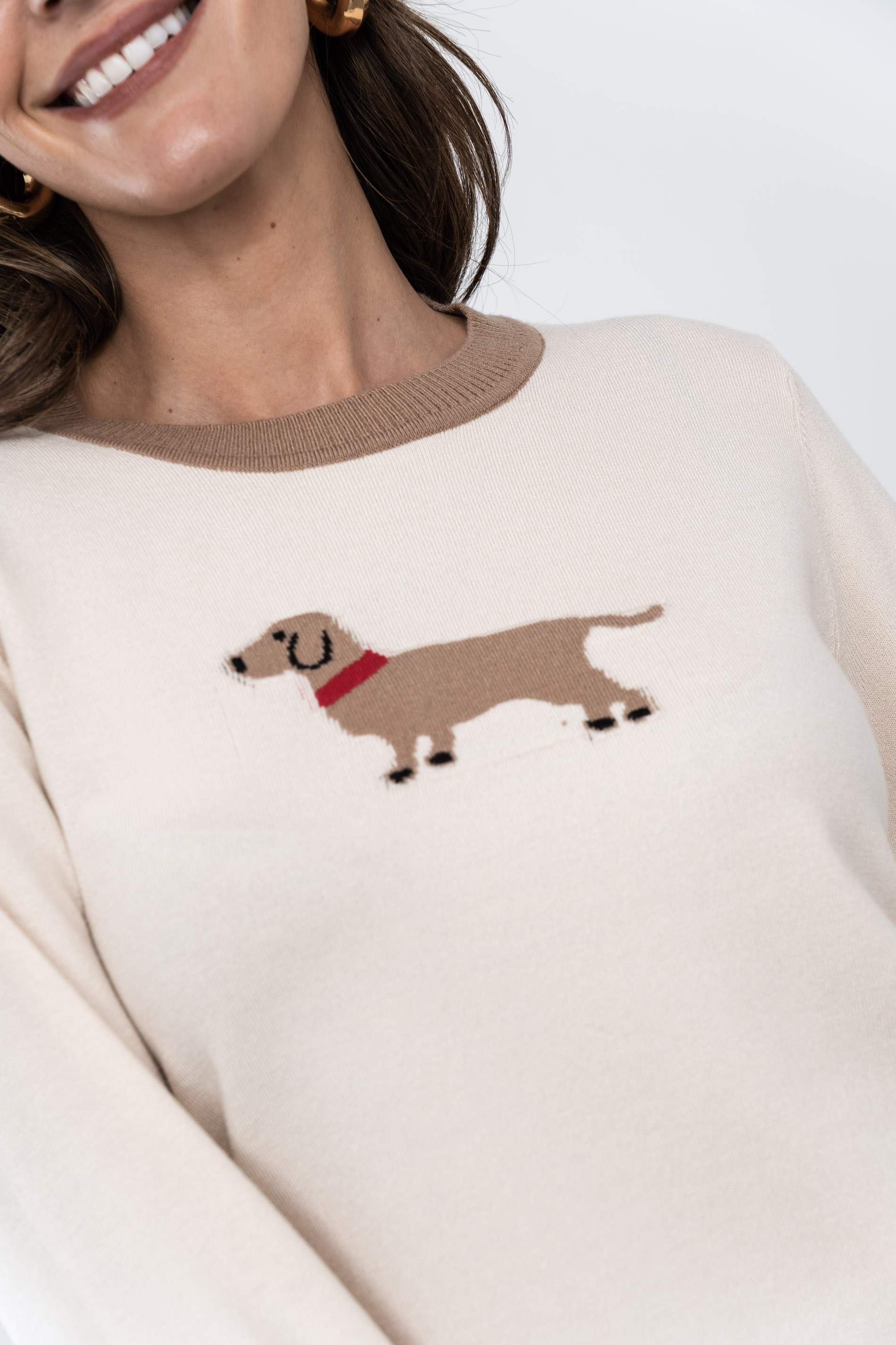 JERSEY DETALLE PERRITO CRUDO - Imagen 2