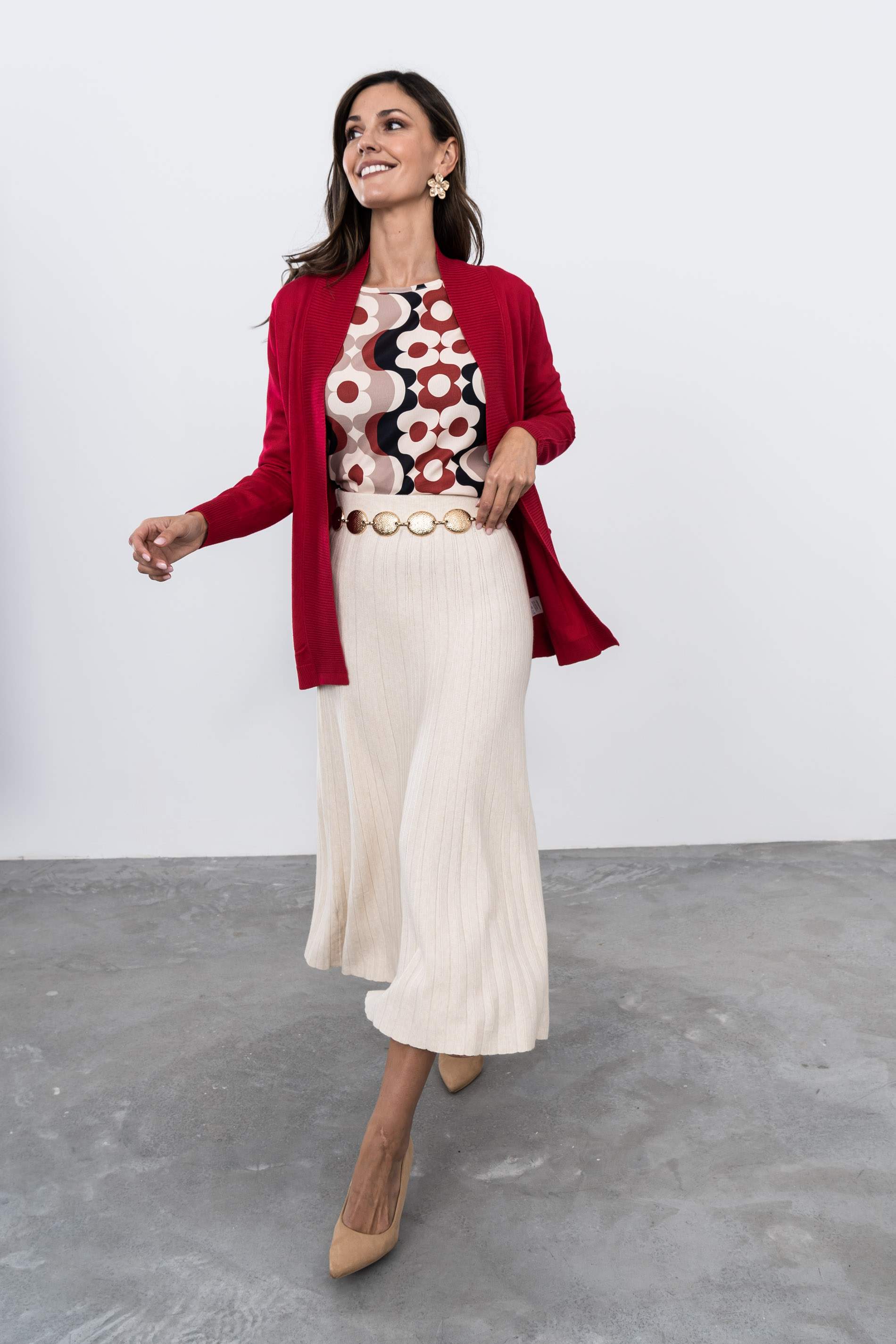 CHAQUETA SOLAPA CANALE ROJO