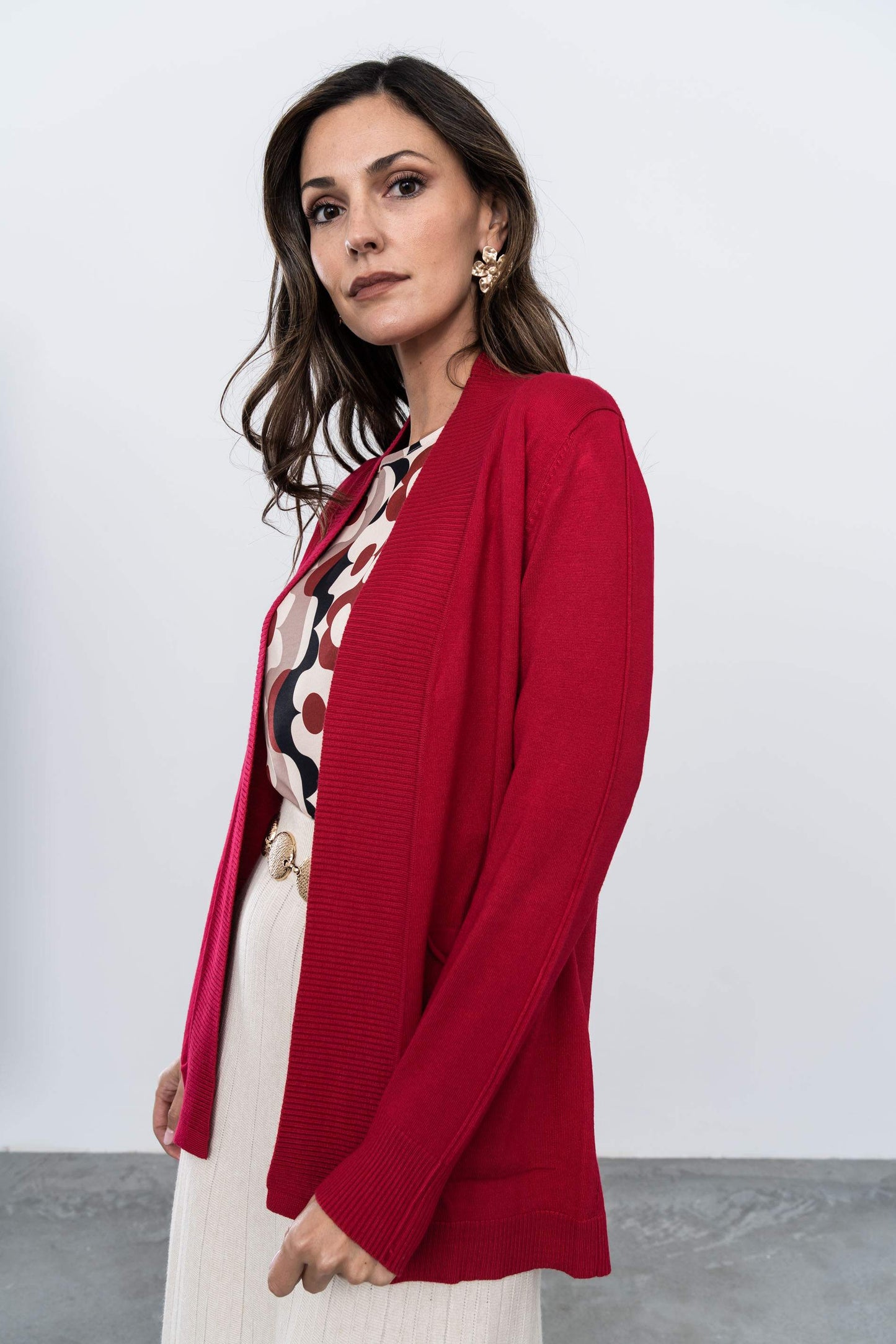 CHAQUETA SOLAPA CANALE ROJO - Imagen 2