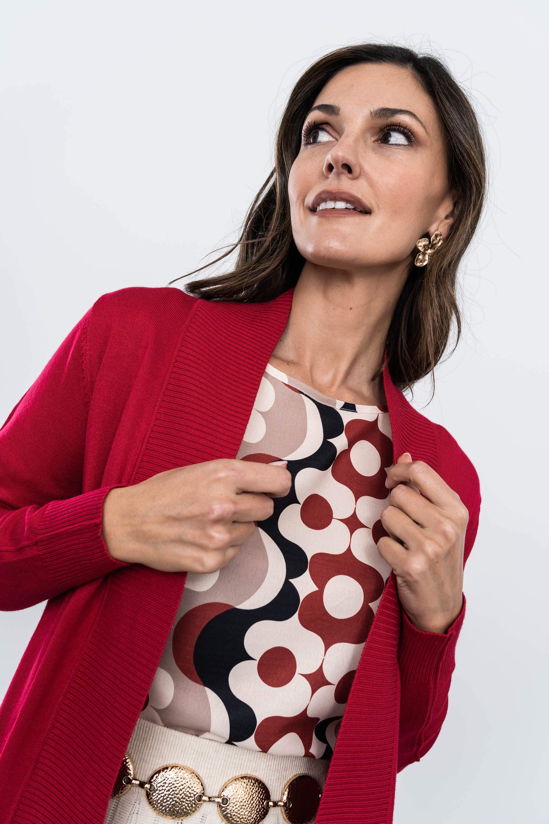 CHAQUETA SOLAPA CANALE ROJO - Imagen 3