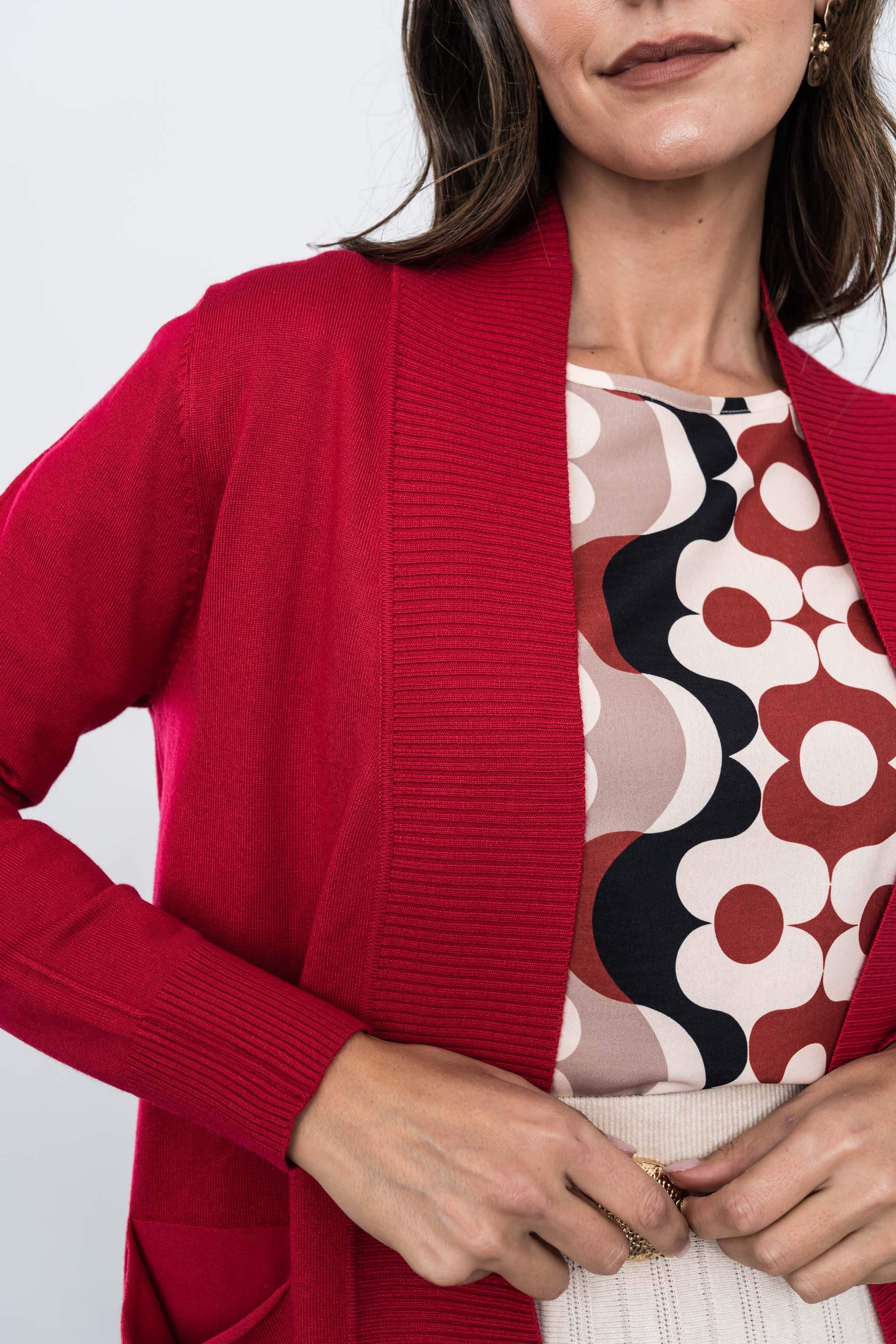 CHAQUETA SOLAPA CANALE ROJO - Imagen 4