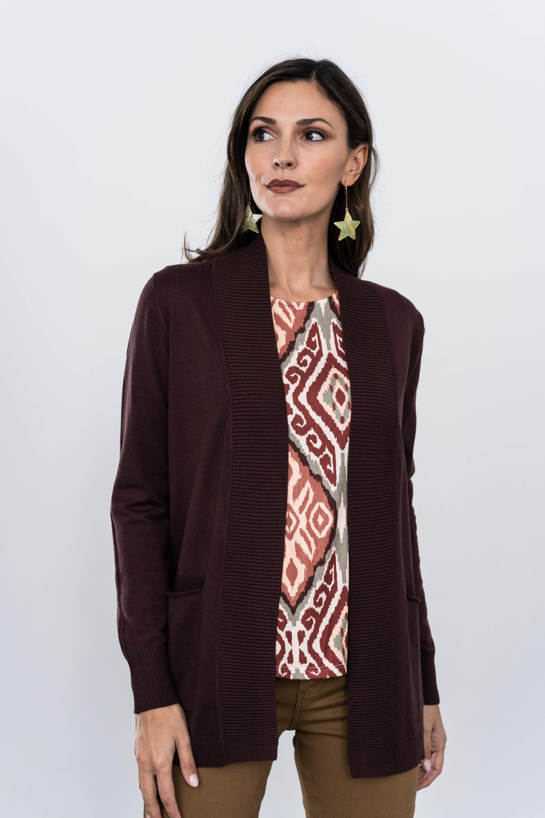 CHAQUETA SOLAPA CANALE CHOCOLATE - Imagen 2