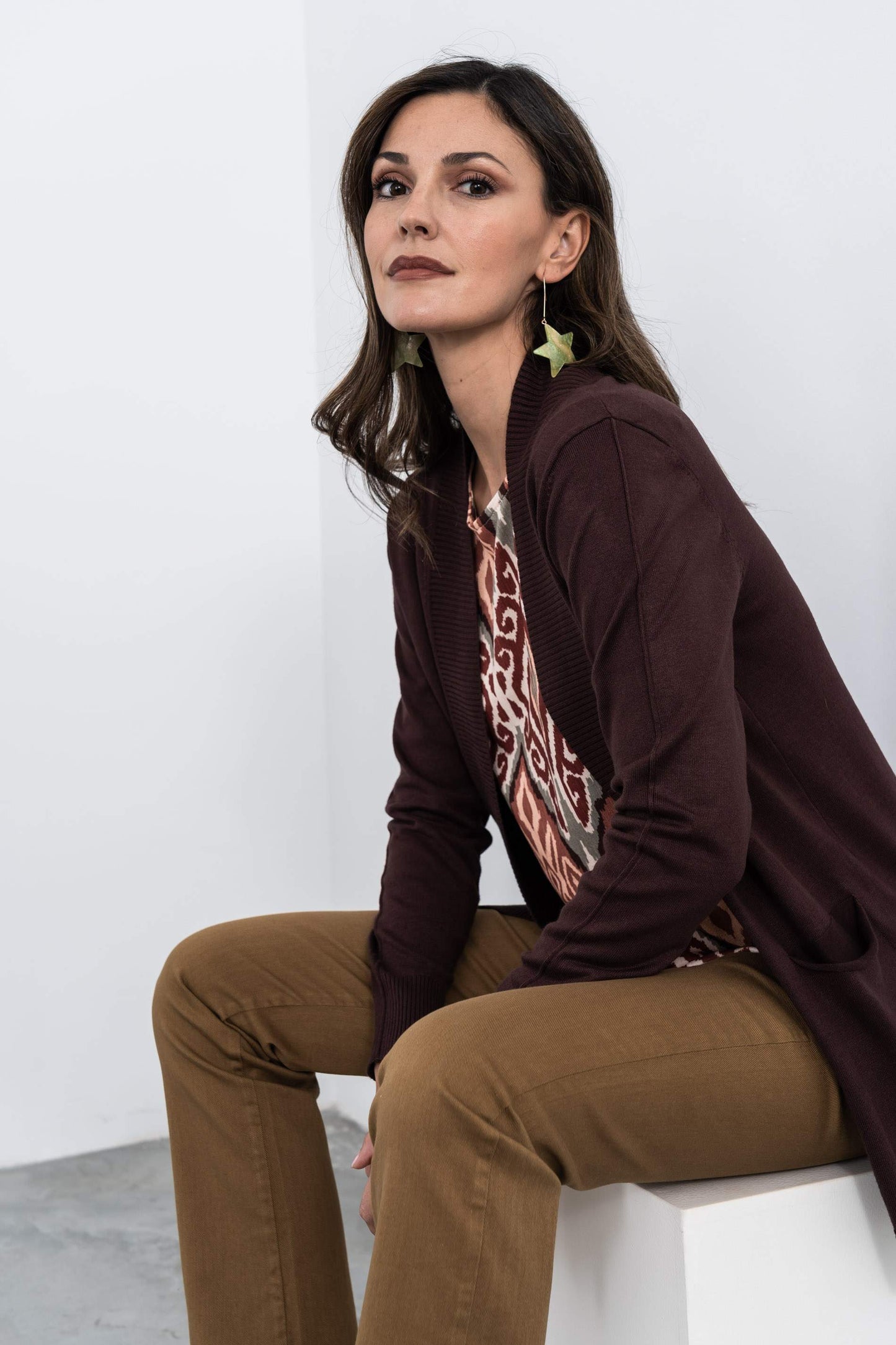 CHAQUETA SOLAPA CANALE CHOCOLATE - Imagen 5