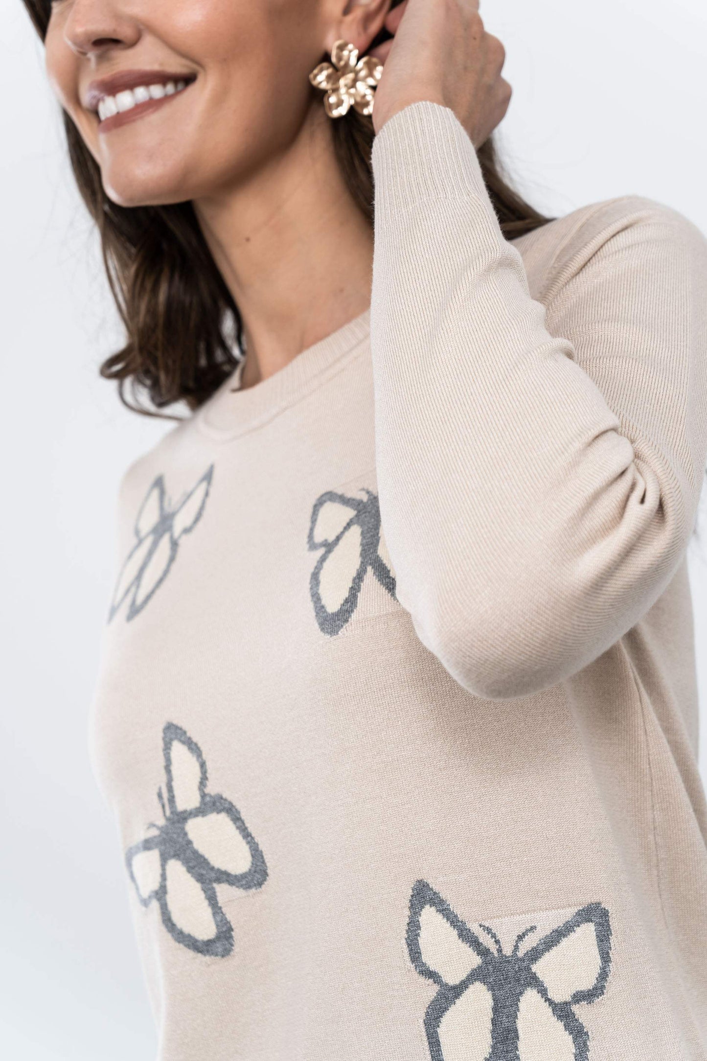JERSEY JACQUARD MARIPOSAS - Imagen 3