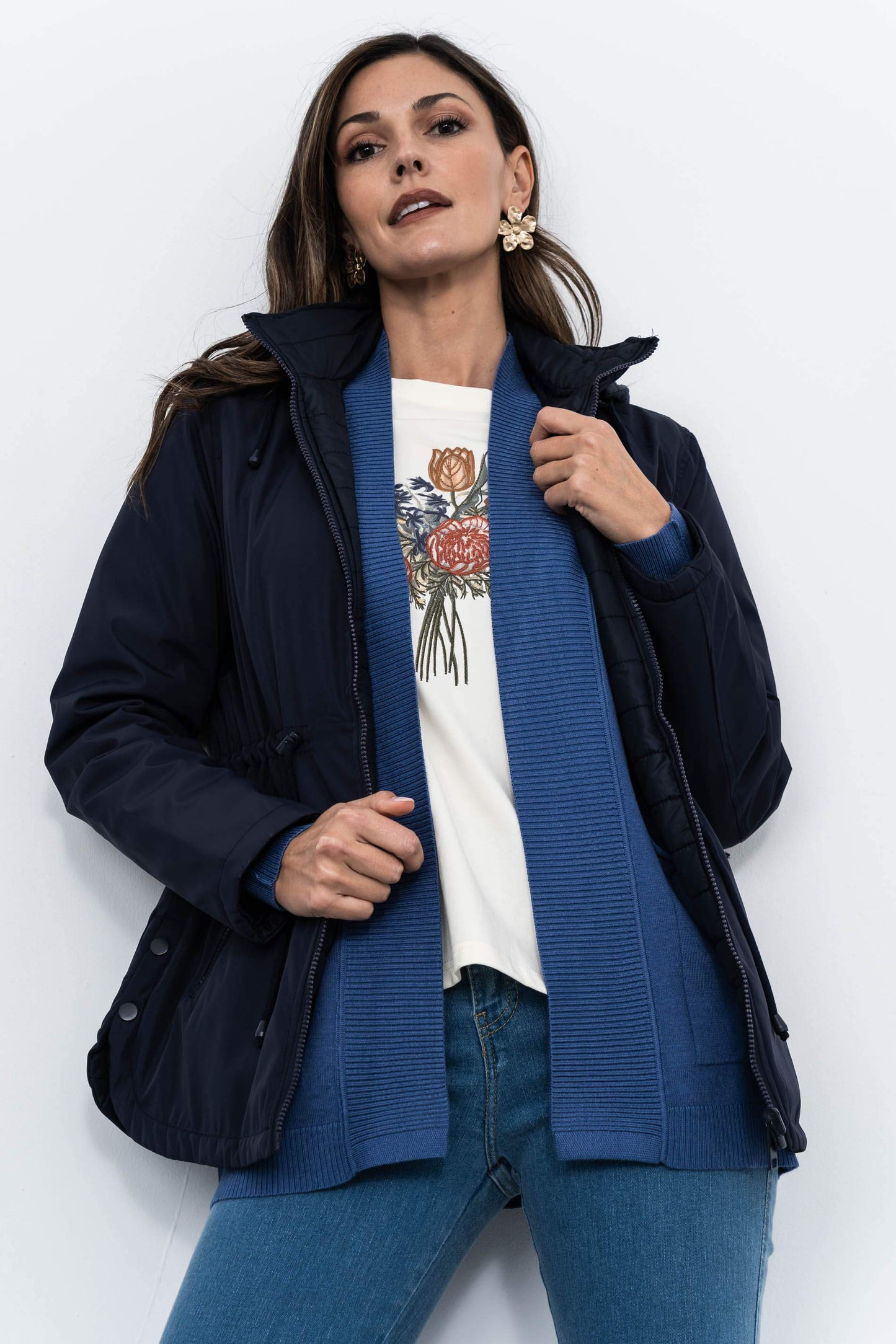 CHAQUETA SOLAPA CANALE INDIGO - Imagen 5