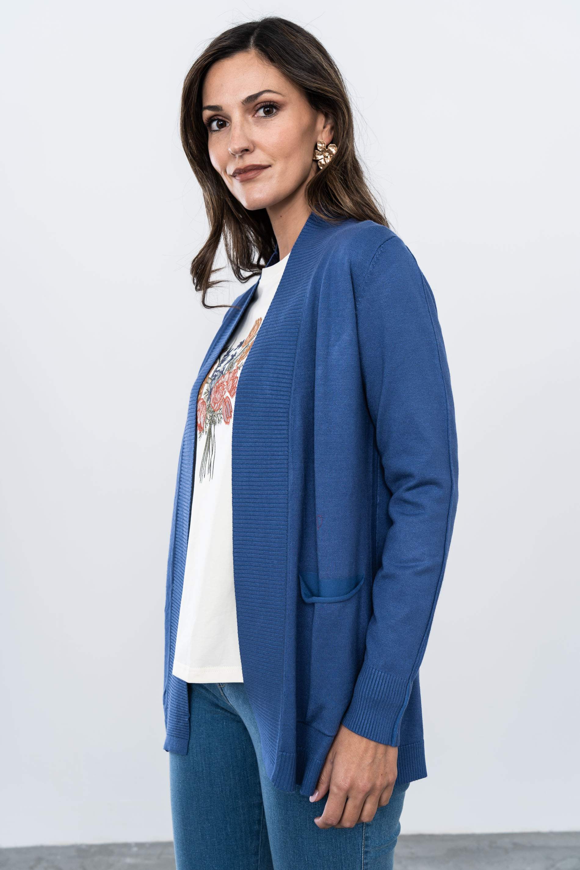 CHAQUETA SOLAPA CANALE INDIGO - Imagen 7