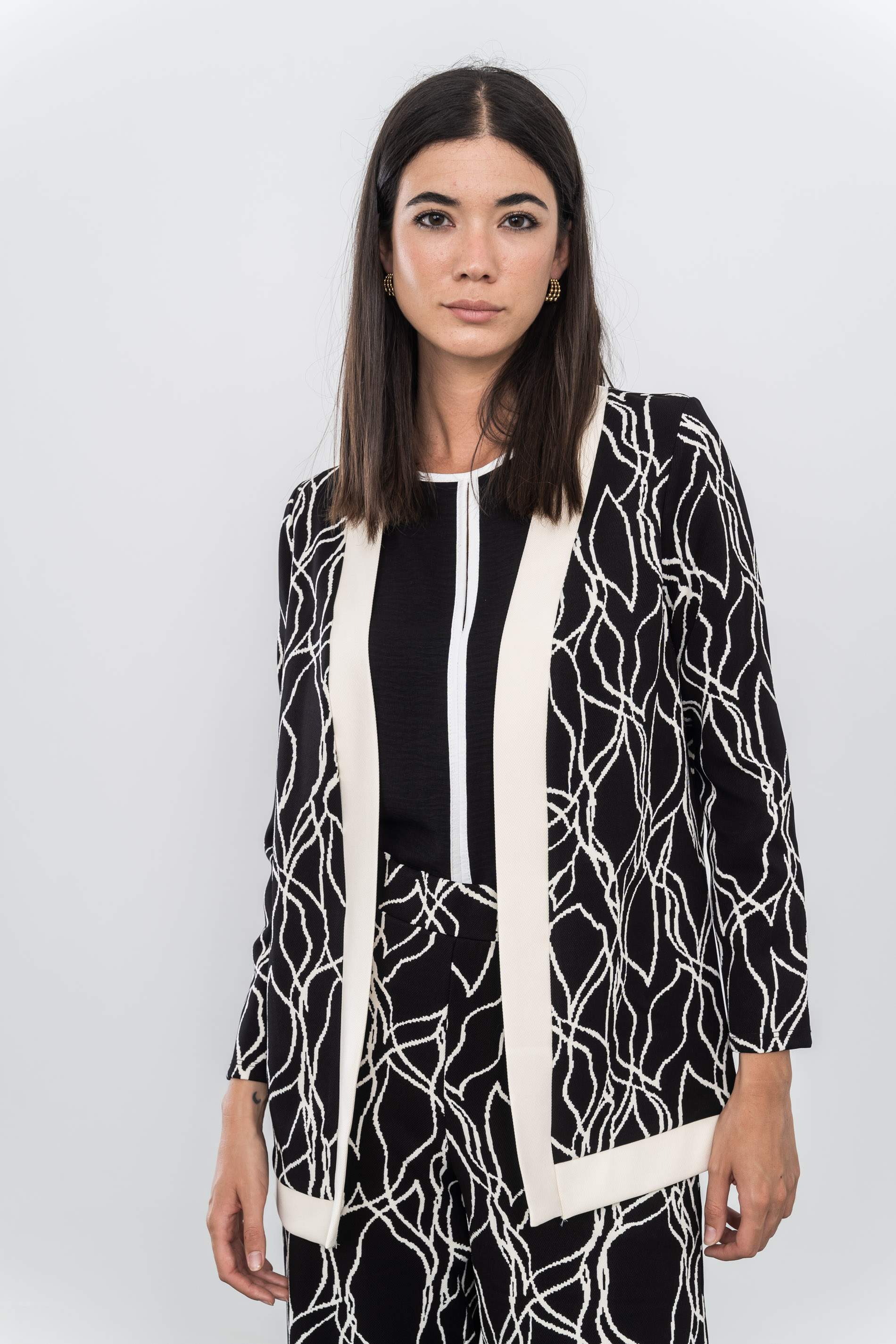 CHAQUETA HOLGADA COMBINADA - Imagen 3