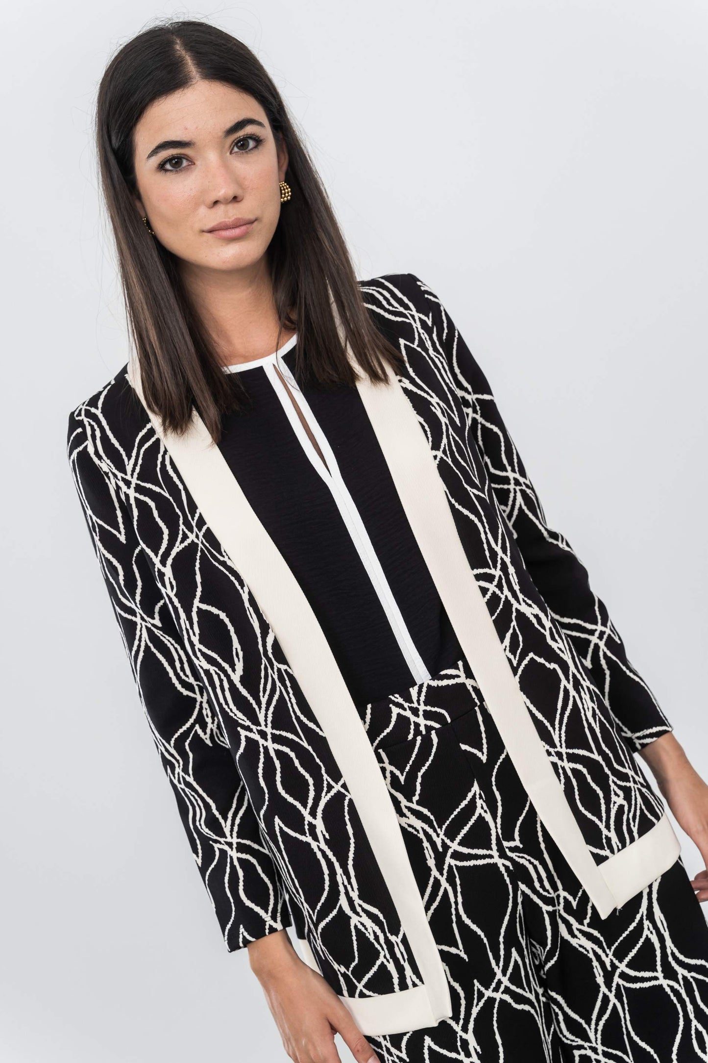 CHAQUETA HOLGADA COMBINADA - Imagen 6