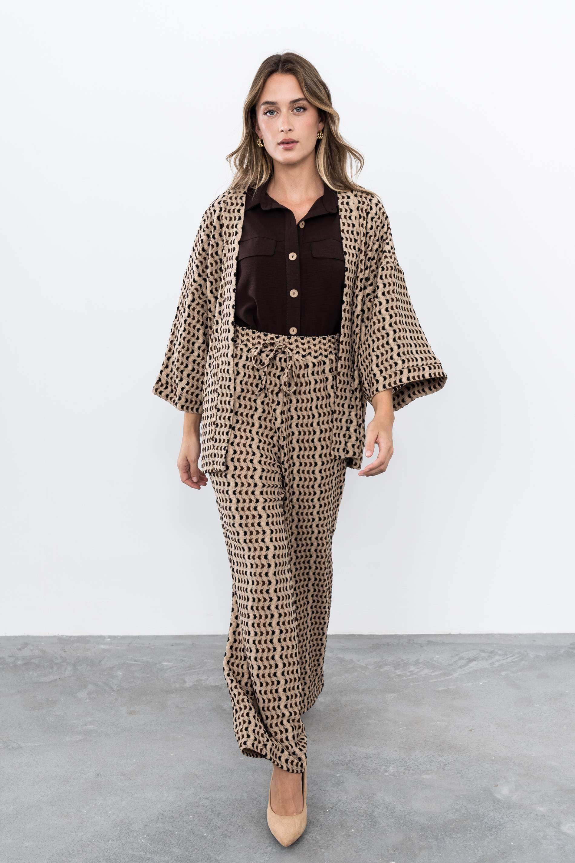 KIMONO PUNTO JACQUARD