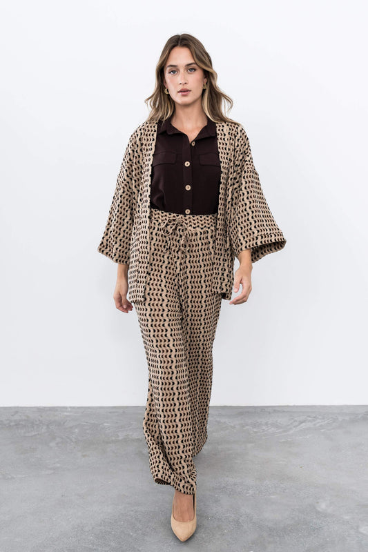 KIMONO PUNTO JACQUARD
