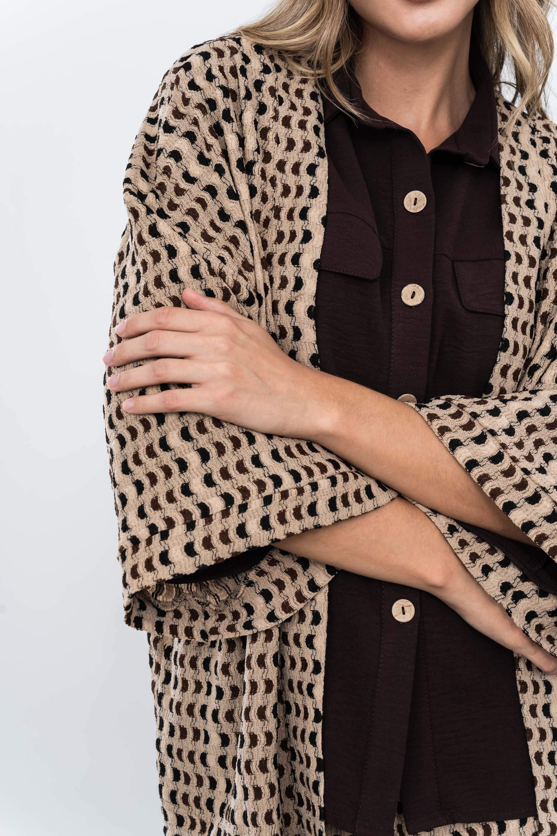 KIMONO PUNTO JACQUARD - Imagen 3