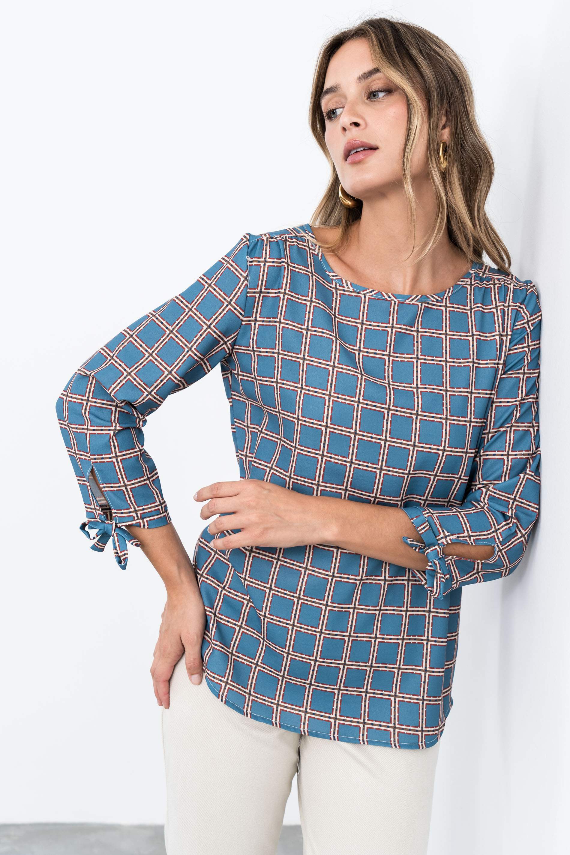 BLUSA CUADRO LACITOS