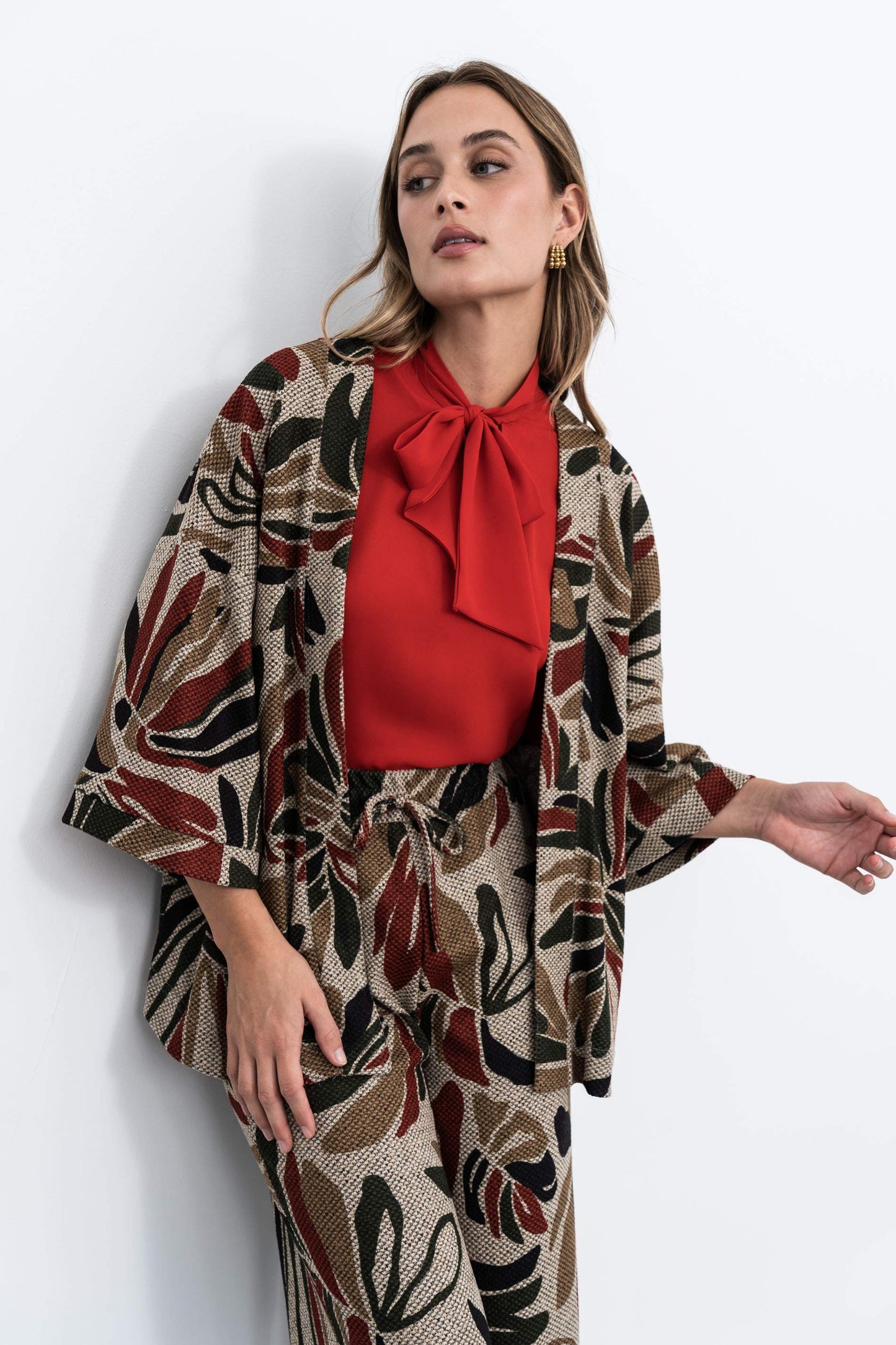 KIMONO PUNTO HOJAS - Imagen 5