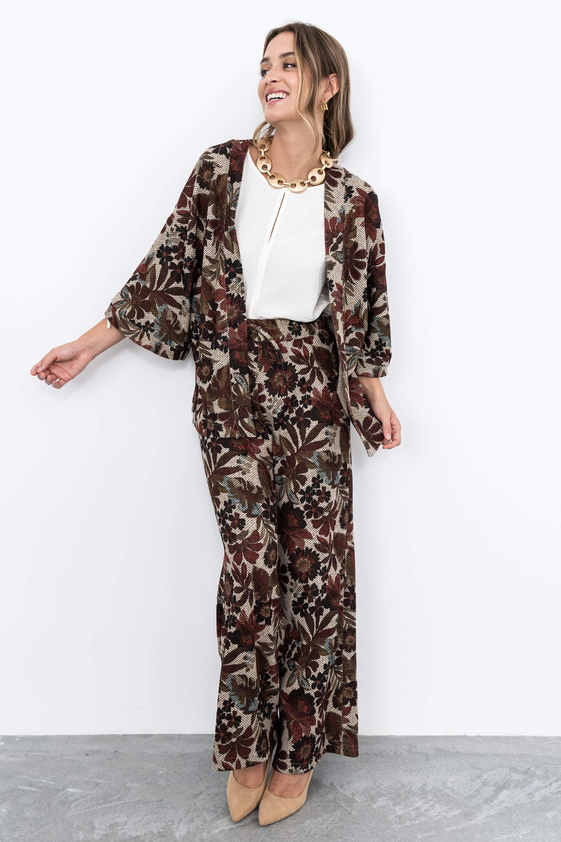 KIMONO PUNTO FLORES - Imagen 3