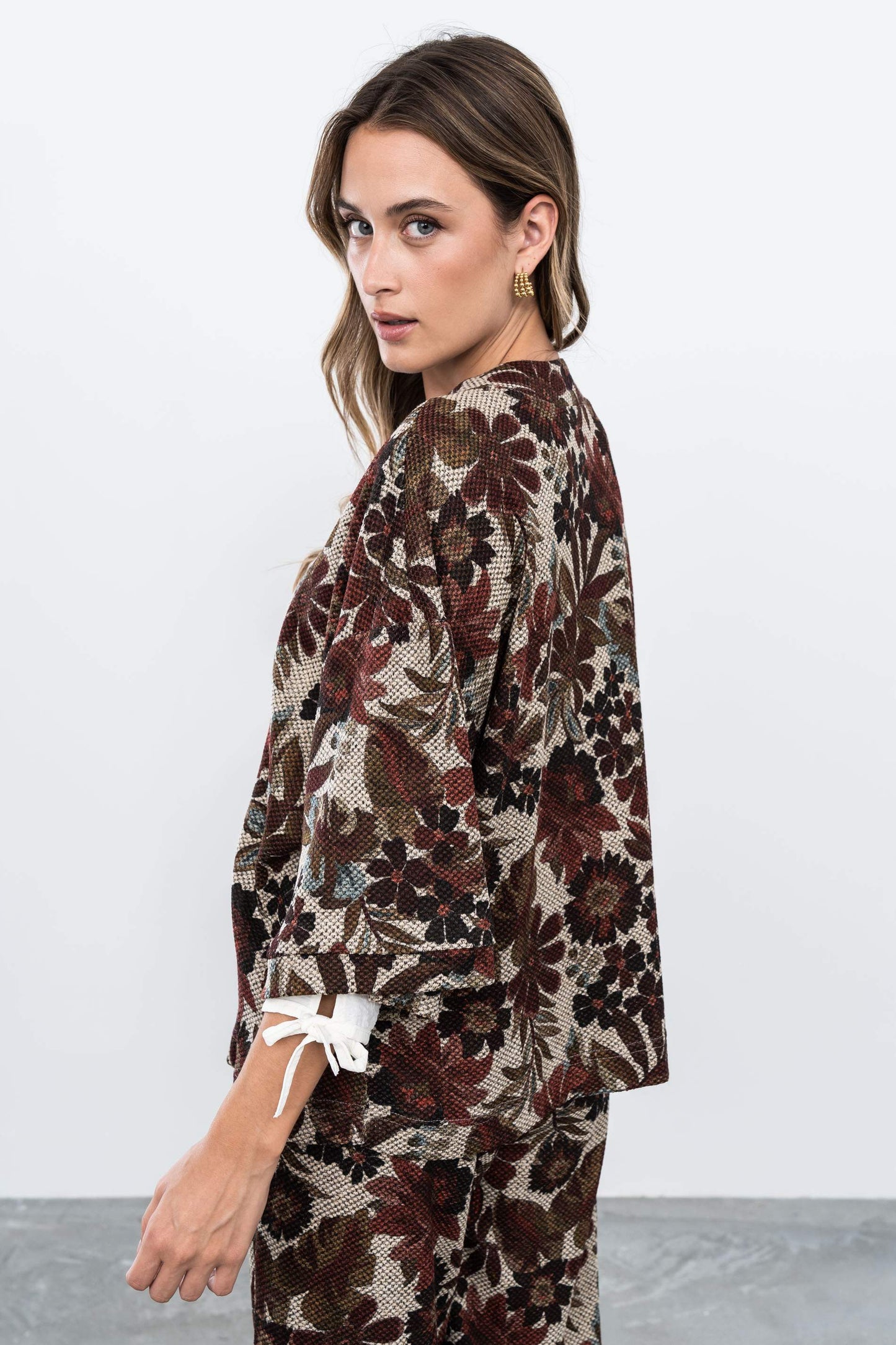 KIMONO PUNTO FLORES - Imagen 6