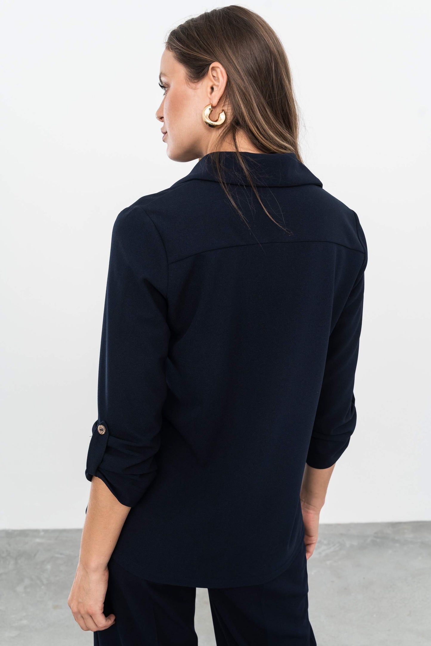 SOBRECAMISA BOLSILLOS MARINO - Imagen 6