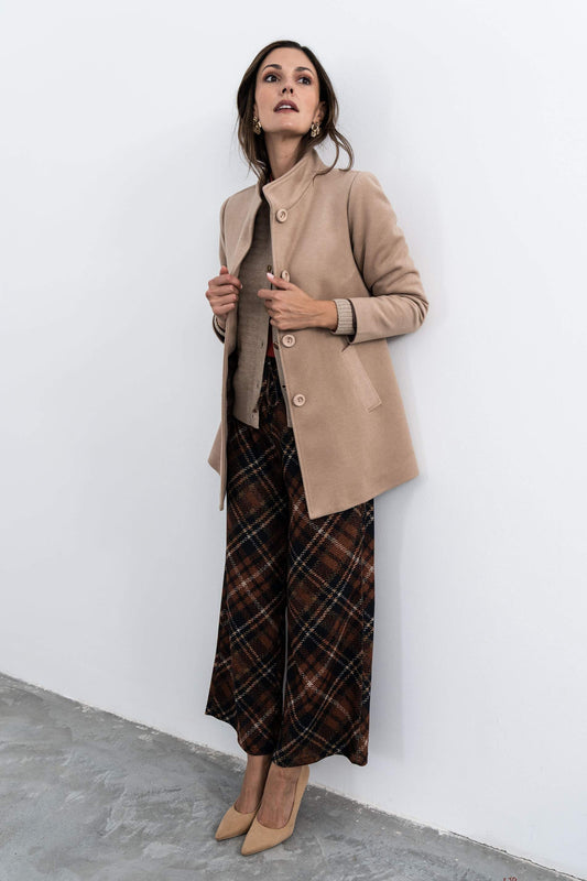PANTALON CUADROS TEXTURA