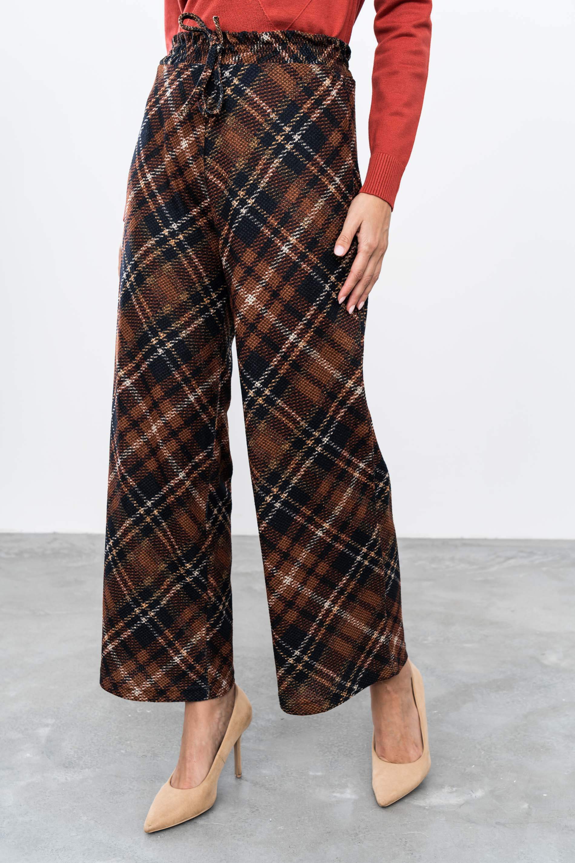PANTALON CUADROS TEXTURA - Imagen 3