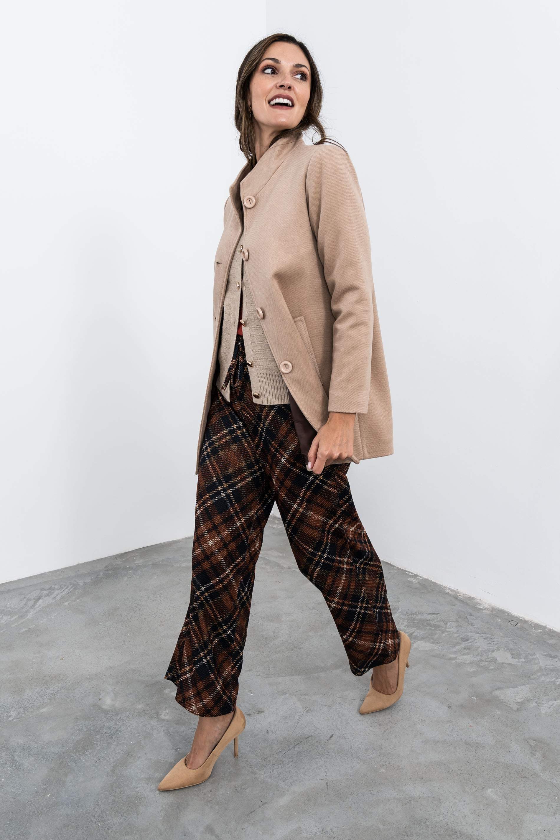 PANTALON CUADROS TEXTURA - Imagen 5