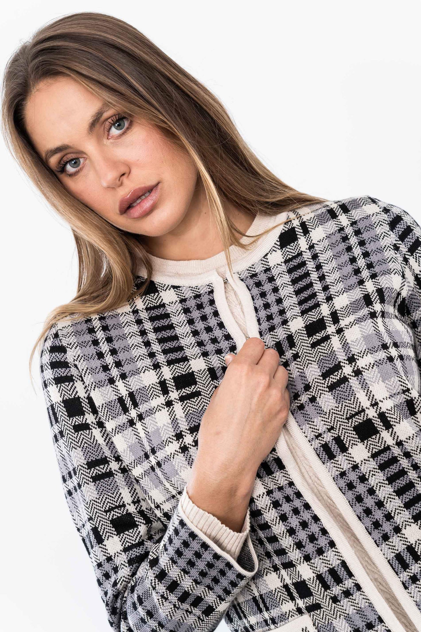 CHAQUETA CUADROS - Imagen 2
