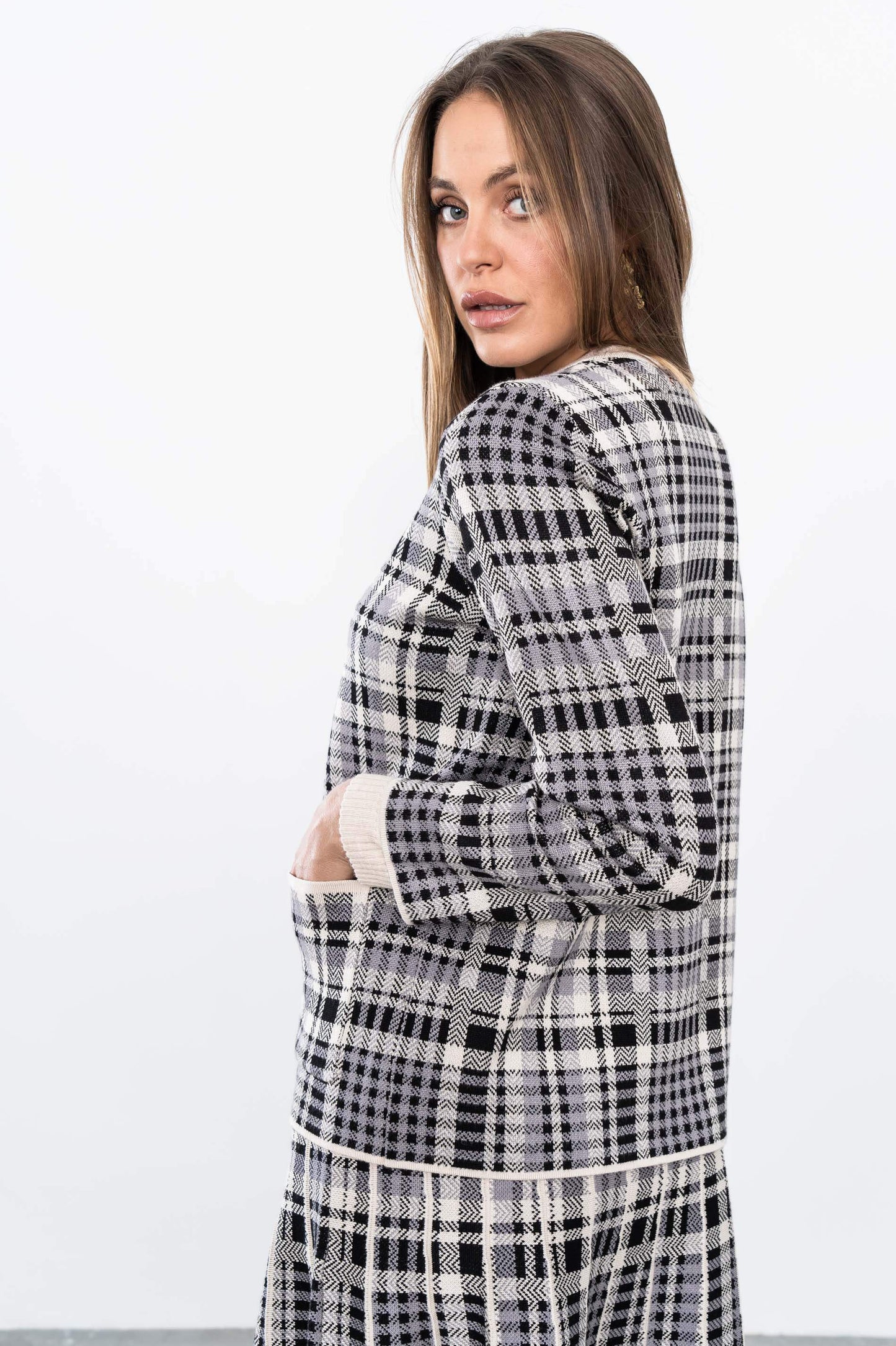 CHAQUETA CUADROS - Imagen 4
