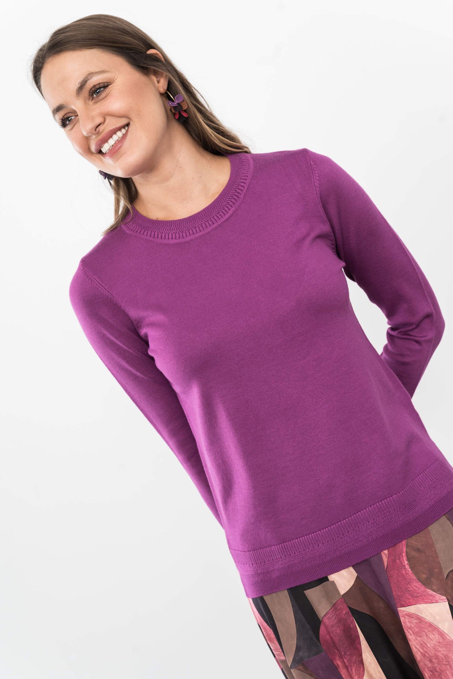 JERSEY CUELLO CAJA DETALLE VIOLETA - Imagen 7