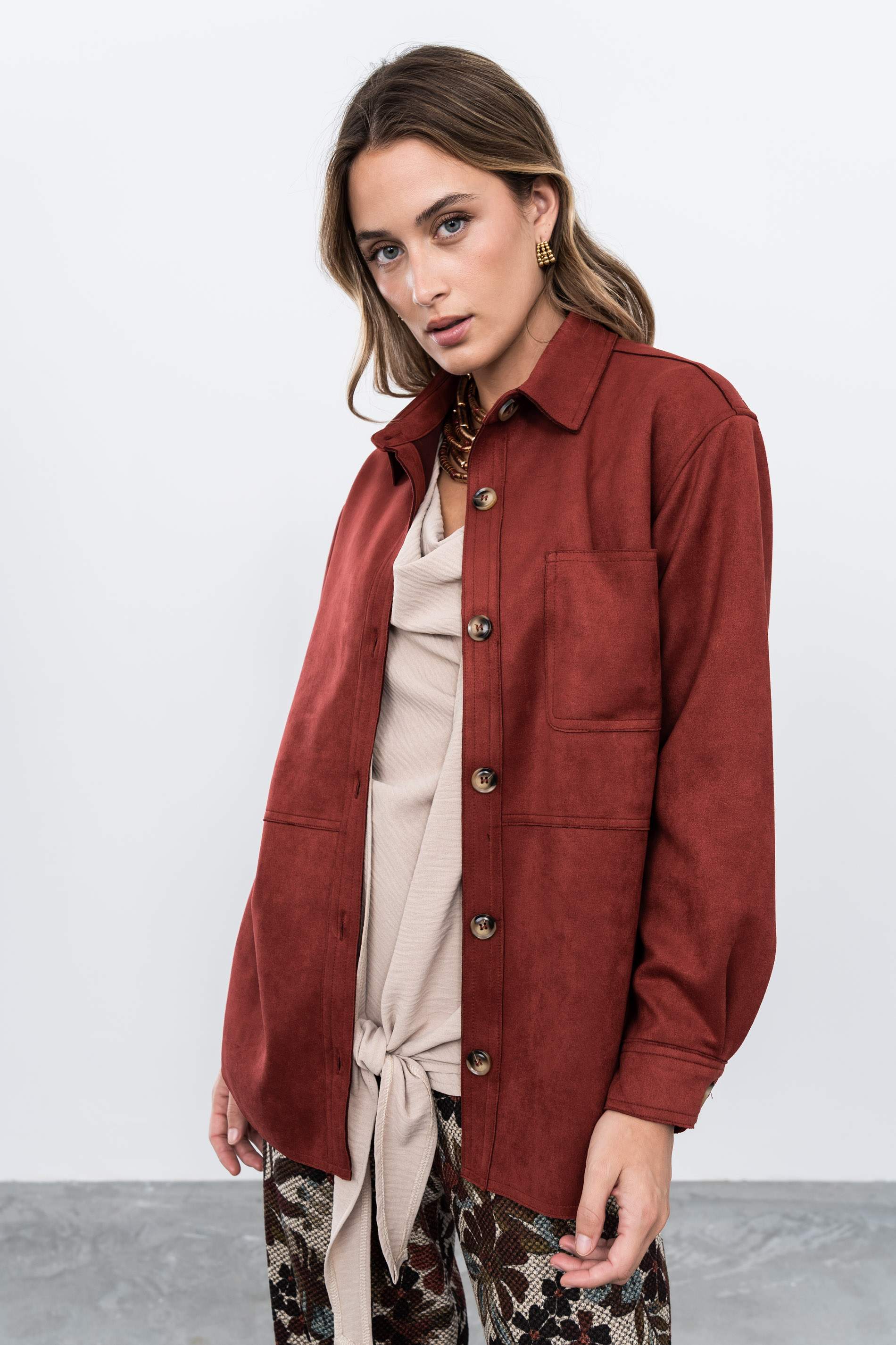 SOBRECAMISA EFECTO ANTE TEJA - Imagen 2