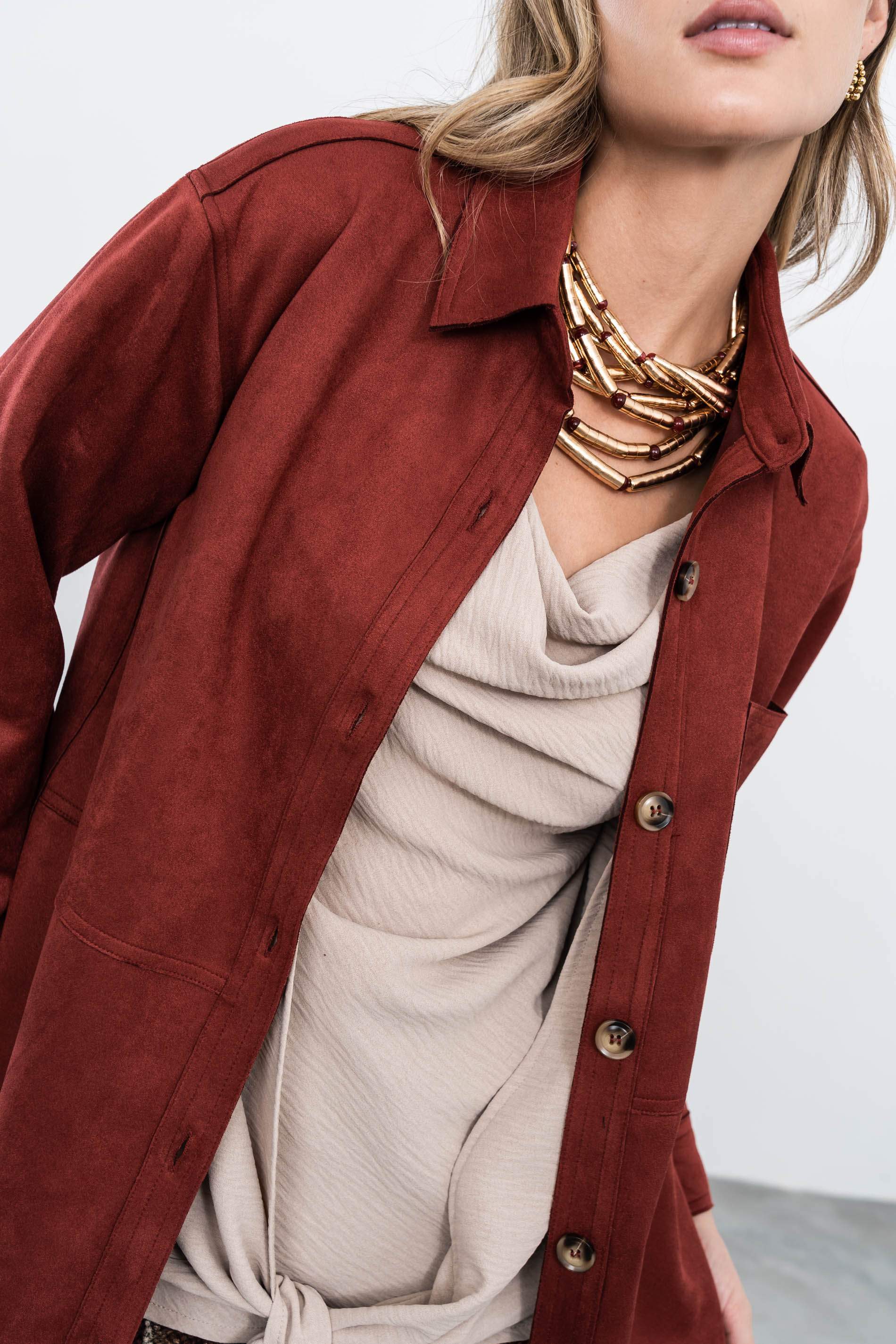SOBRECAMISA EFECTO ANTE TEJA - Imagen 3