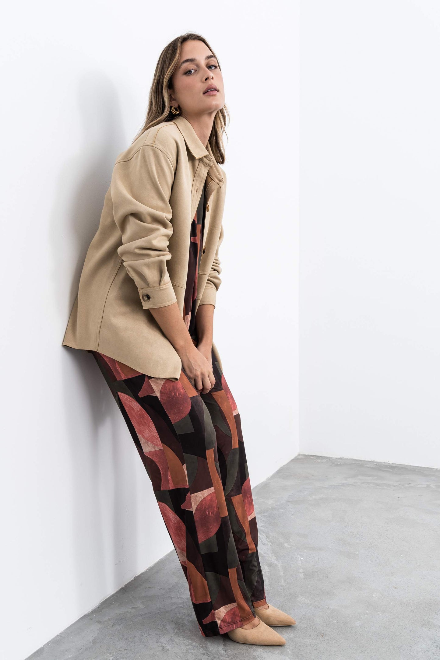SOBRECAMISA EFECTO ANTE BEIGE - Imagen 5