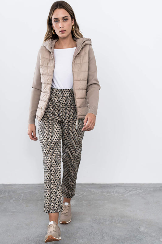 PANTALON JACQUARD GEOMETRICO
