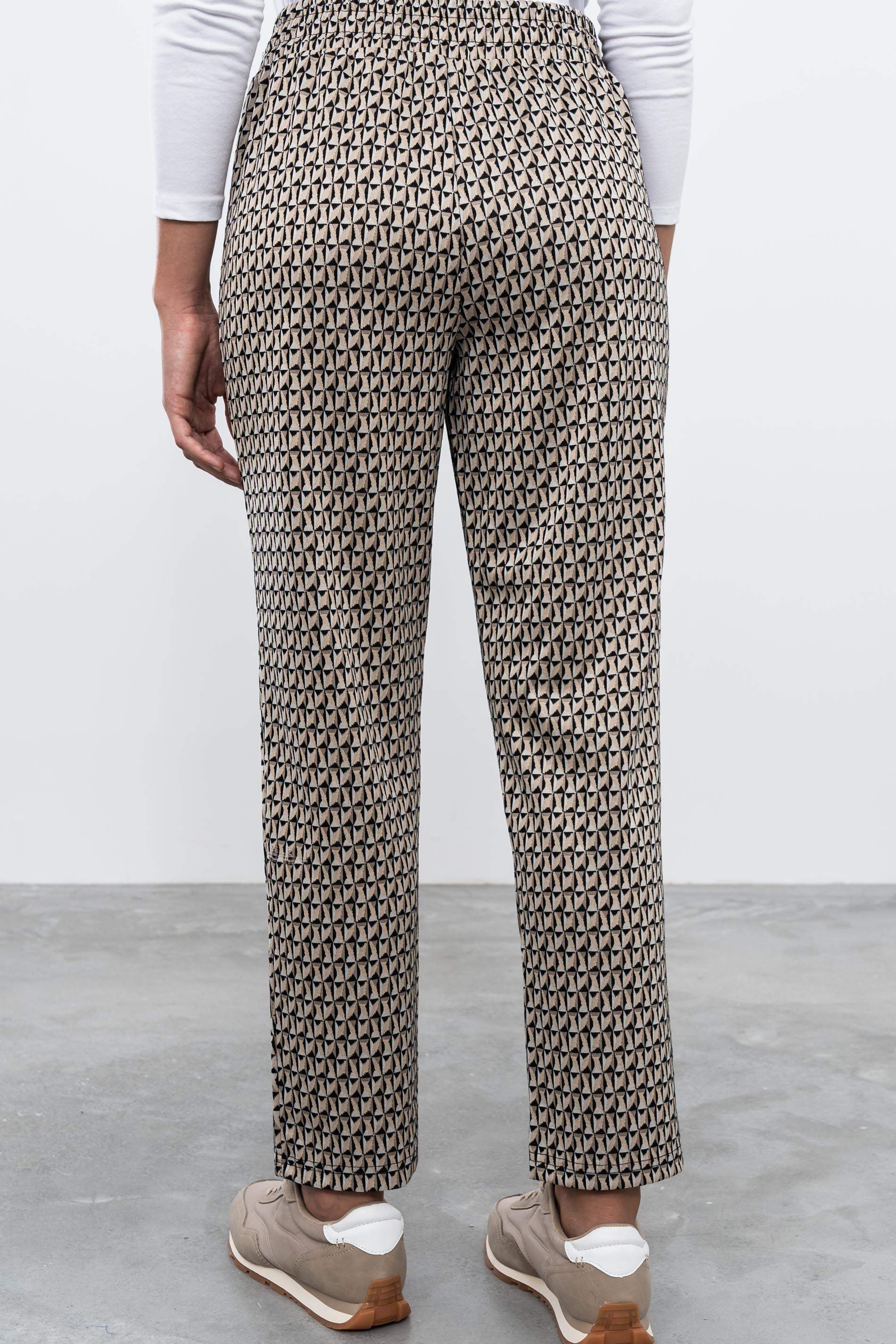 PANTALON JACQUARD GEOMETRICO - Imagen 3