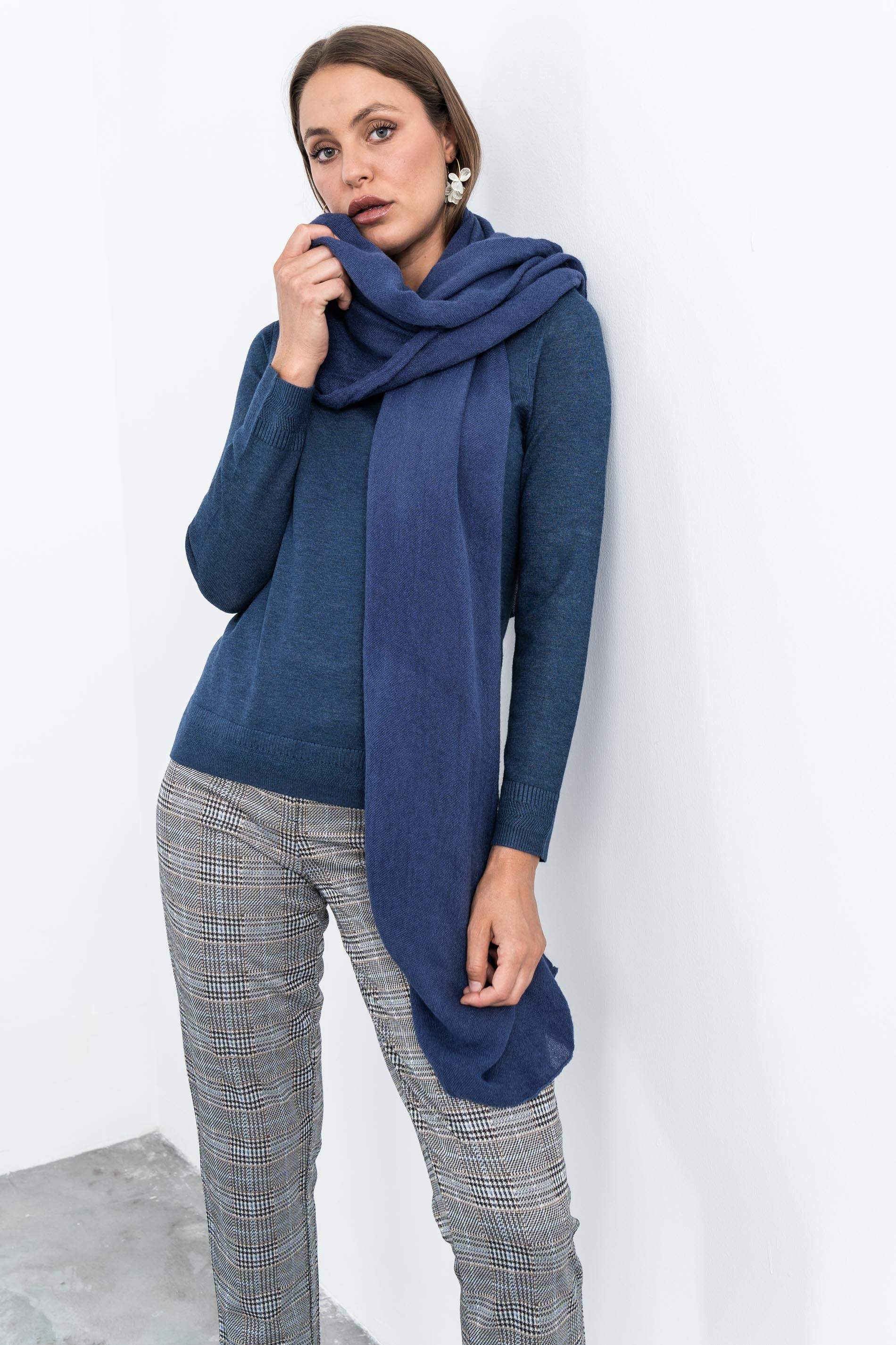 PANTALON PATA DE GALLO GRIS - Imagen 4