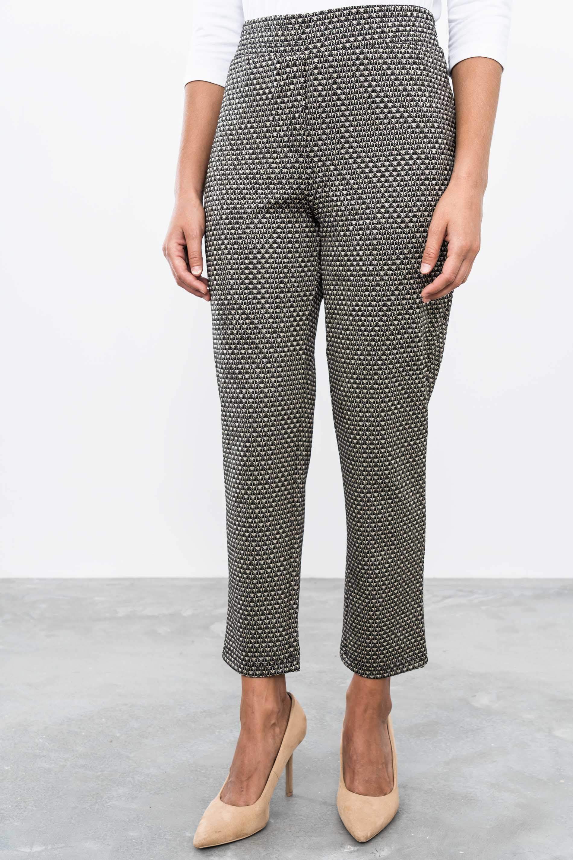 PANTALON JACQUARD ROMBOS - Imagen 2