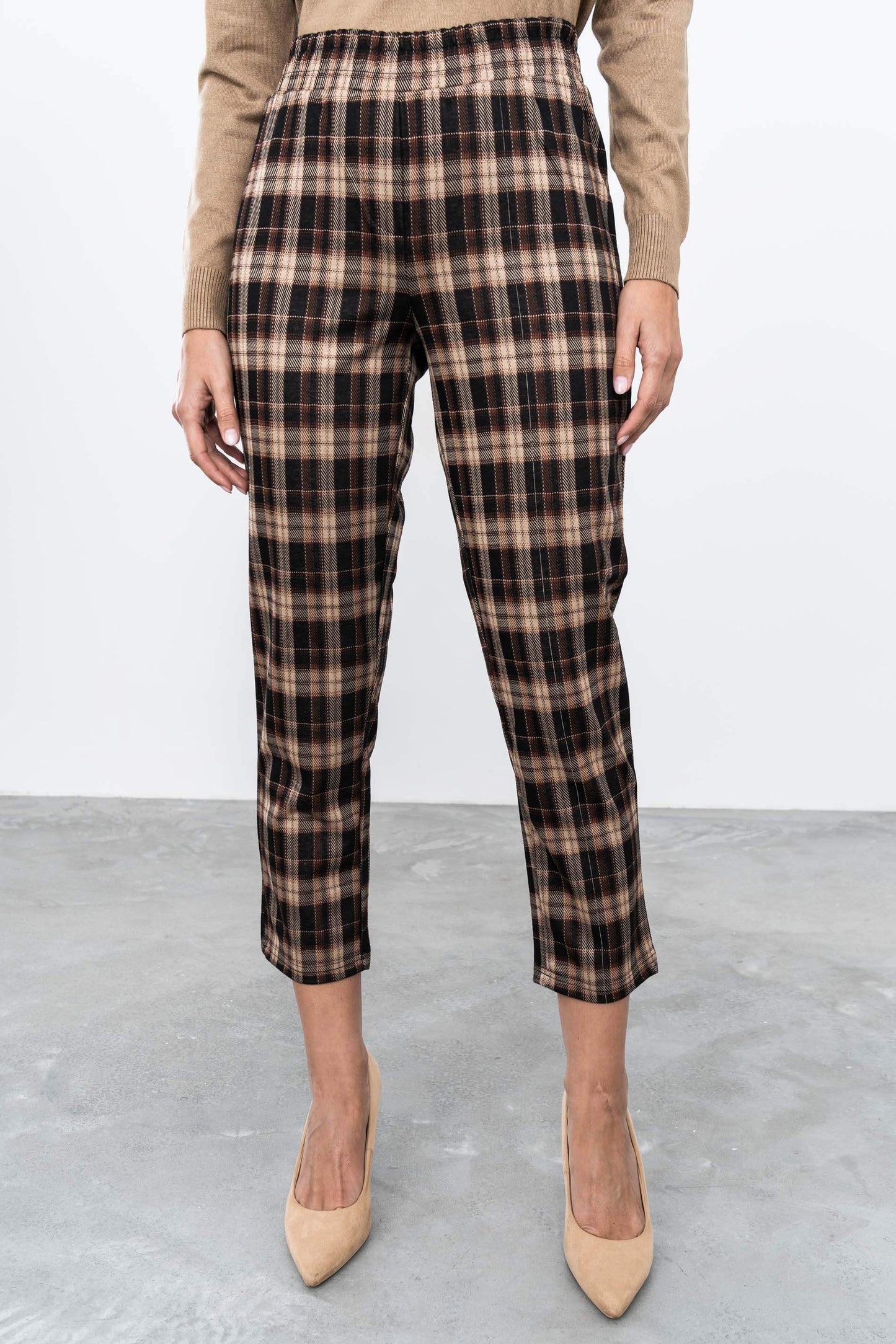 PANTALON CUADRO COMBINADO - Imagen 2