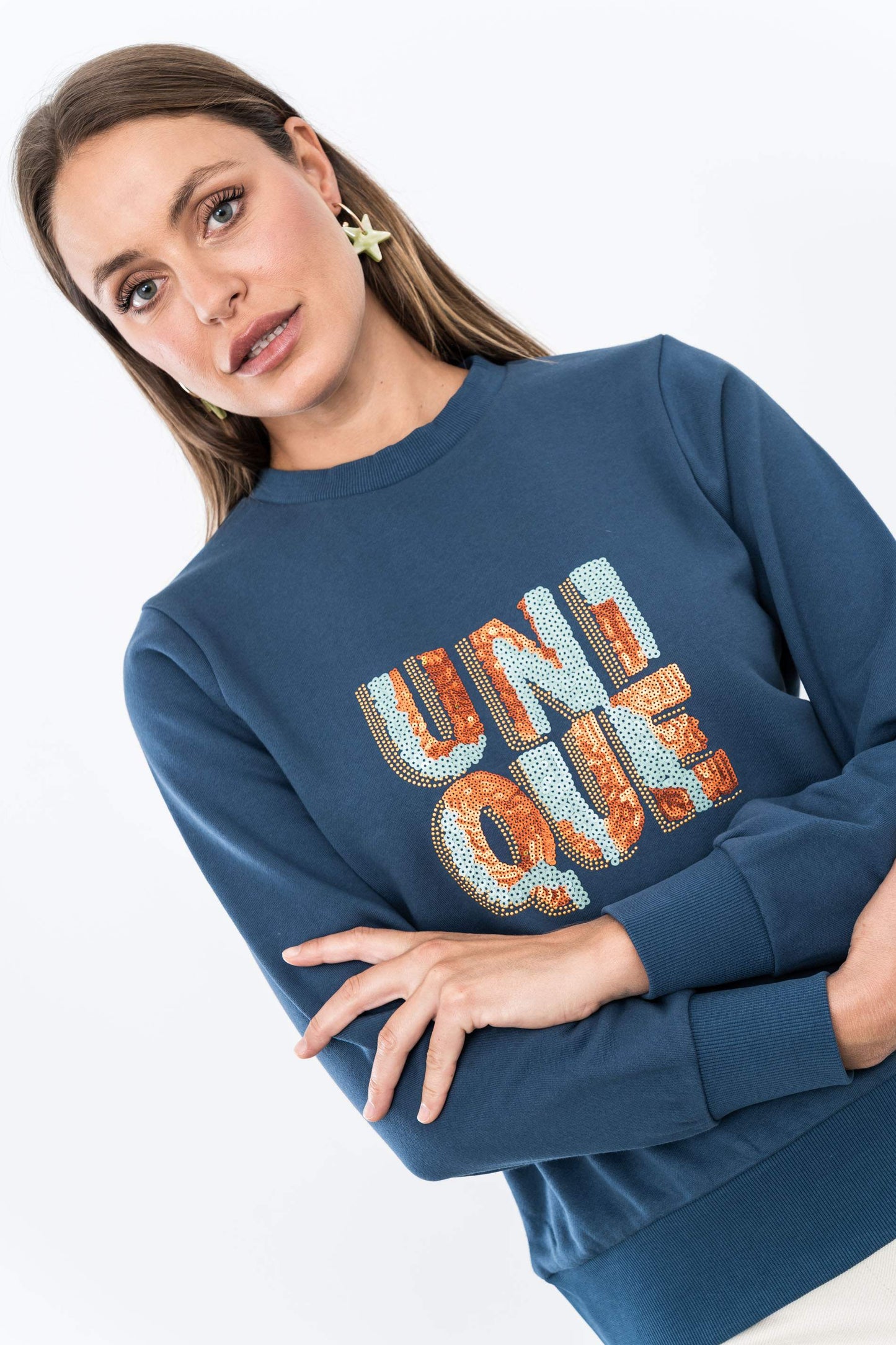 SUDADERA LENTEJUELAS - Imagen 2