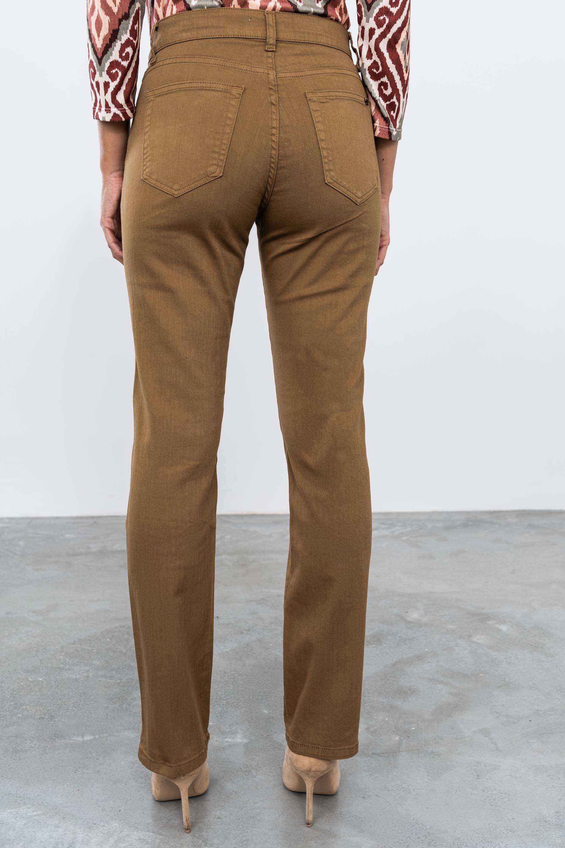PANTALON 5 BOLSILLOS CAMEL - Imagen 6