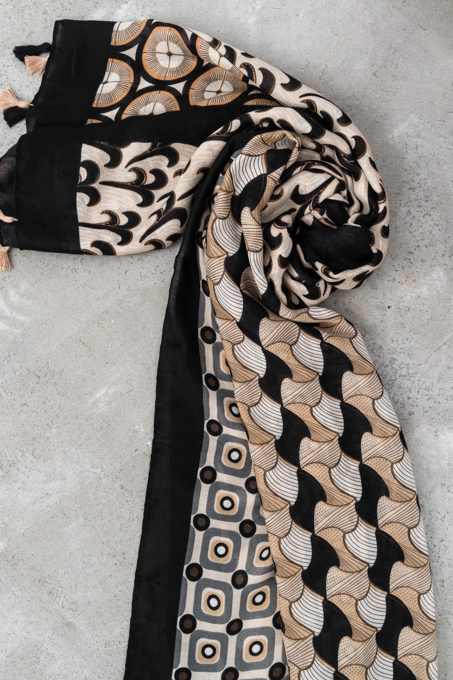 FOULARD ESTAMPADO COMBINADO - Imagen 3