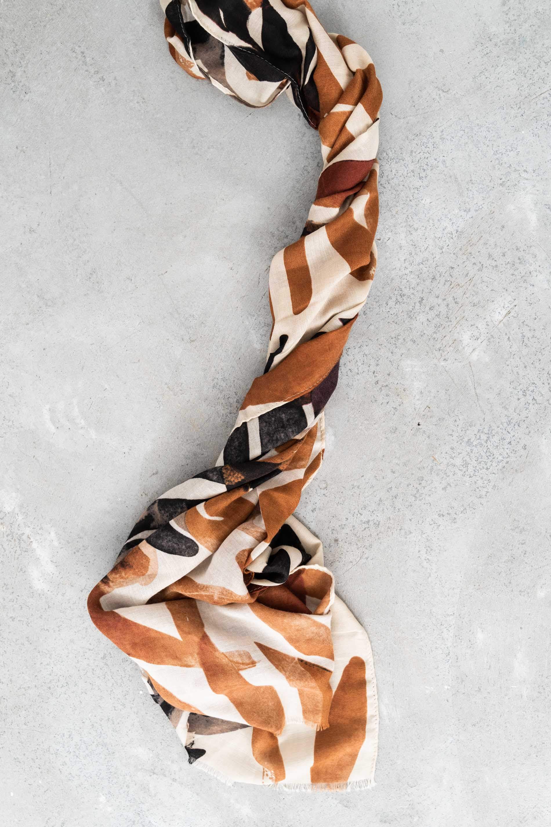 FOULARD HOJAS PALMERA - Imagen 2