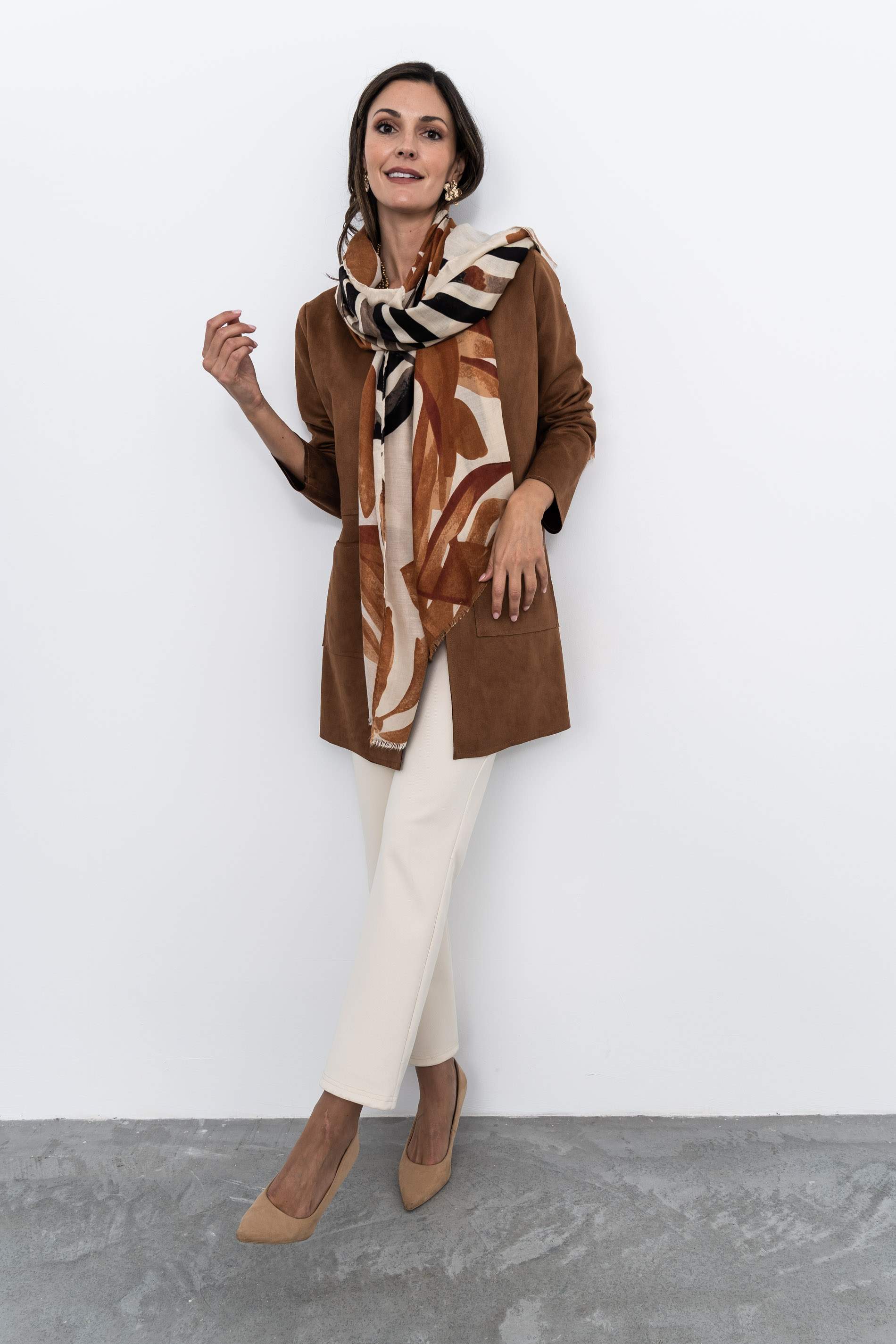 FOULARD HOJAS PALMERA - Imagen 3